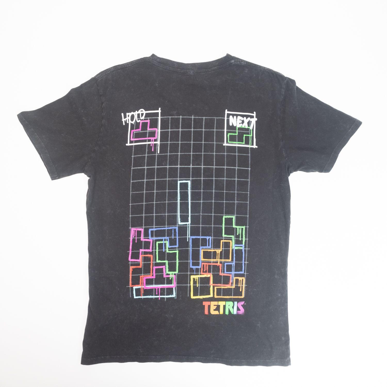 Polera Hombre  Tetris  Colours Negro-2