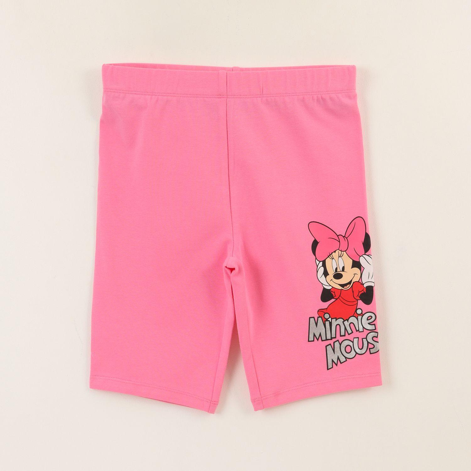 Calza Niña Biker Fucsia Minnie Disney-0