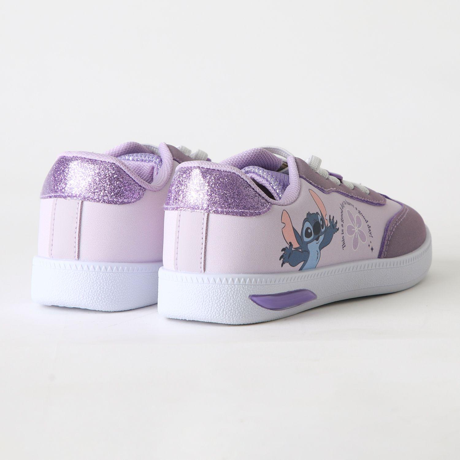 Zapatilla Luces Niña Flor Lilo & Stitch Morado Disney-2