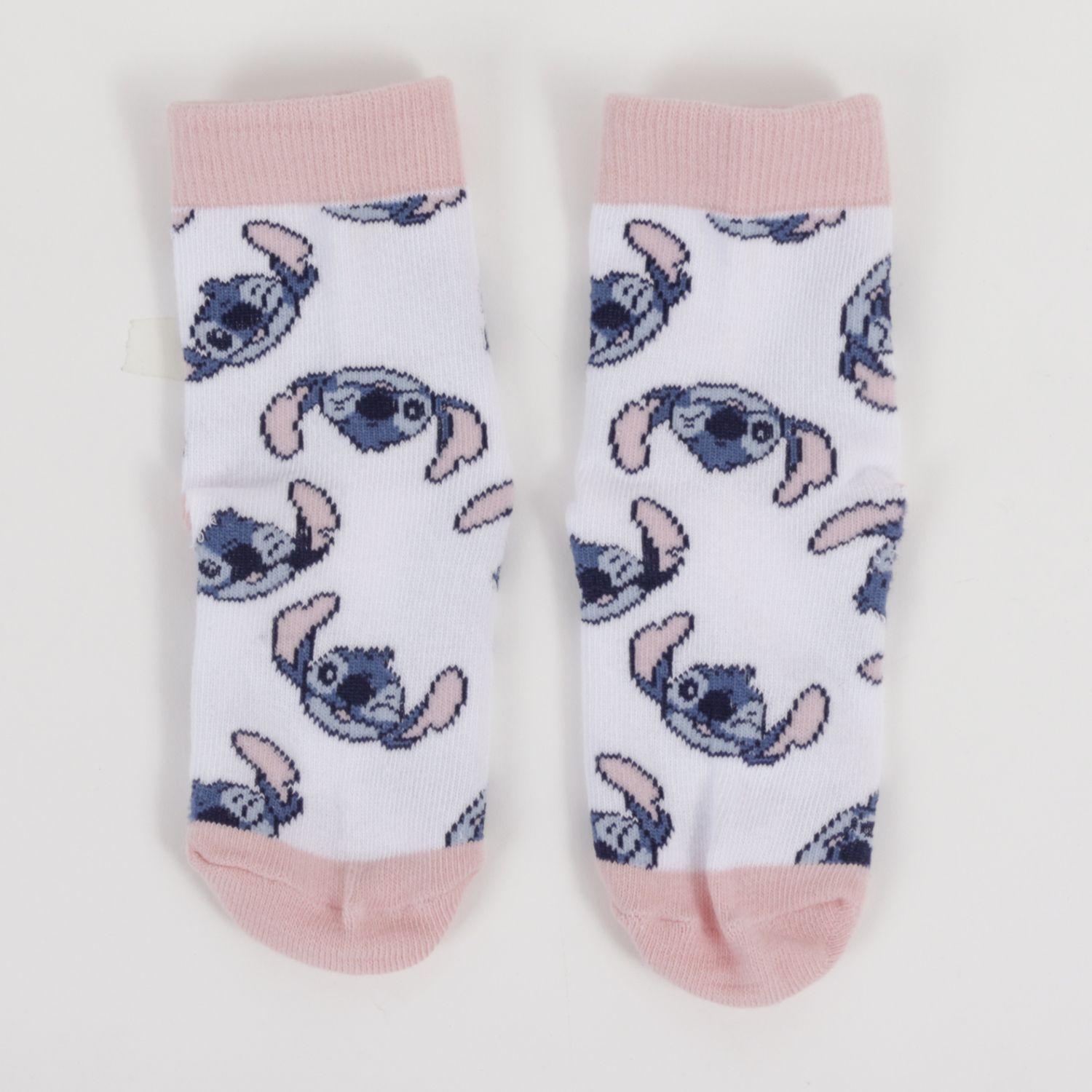 Tripack Calcetines Niña Celeste Ola Lilo & Stitch Disney-4