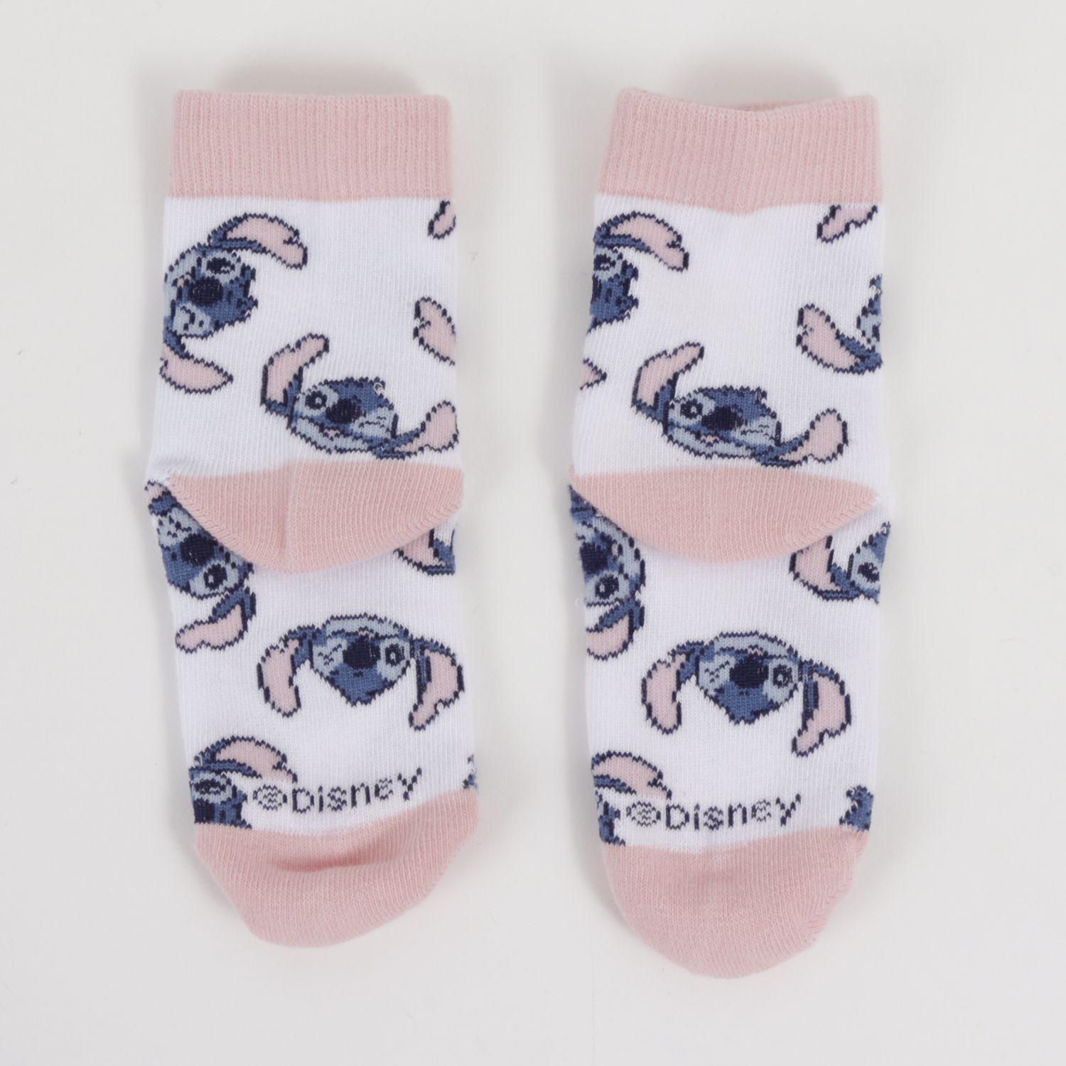 Tripack Calcetines Niña Celeste Ola Lilo & Stitch Disney-5