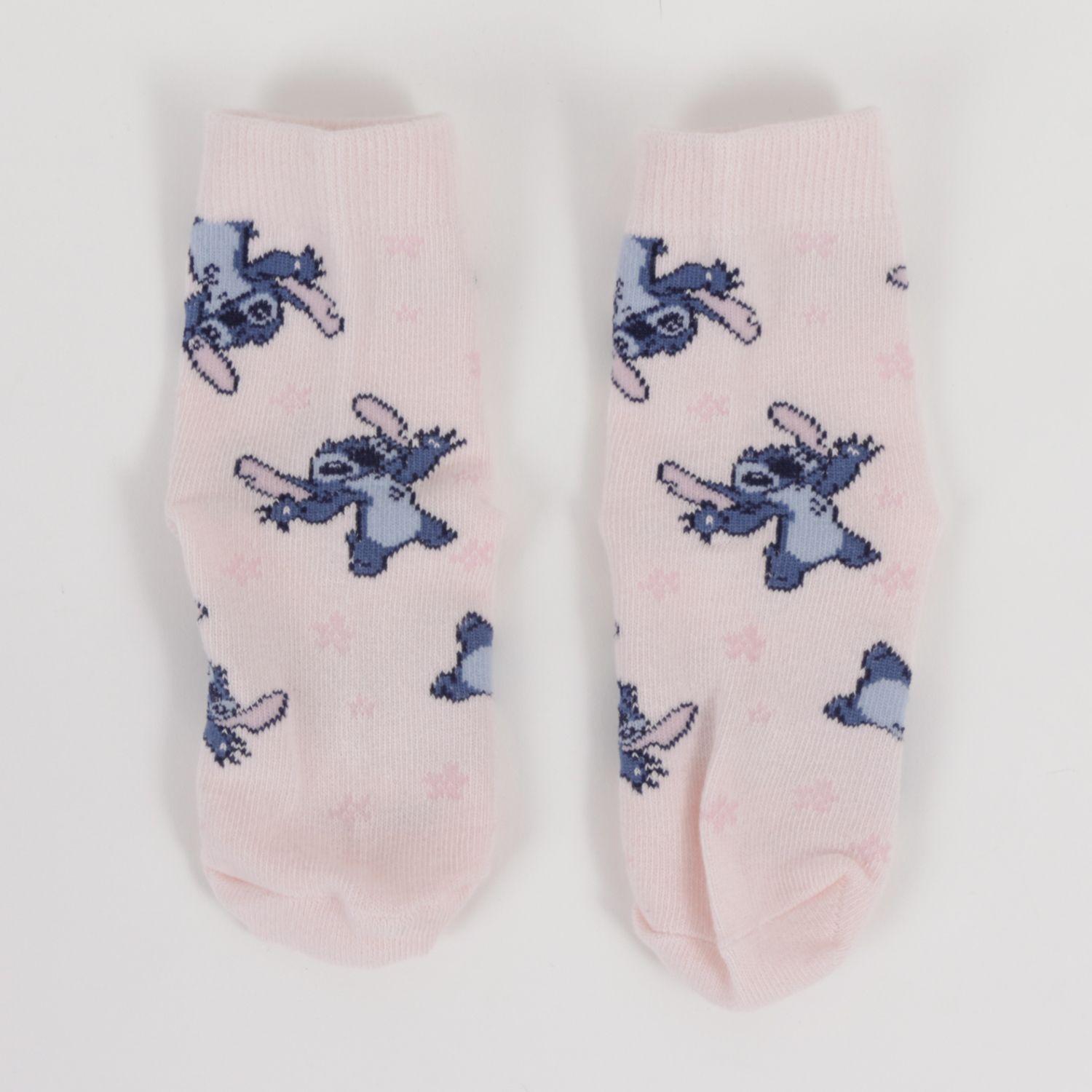 Tripack Calcetines Niña Celeste Ola Lilo & Stitch Disney-6