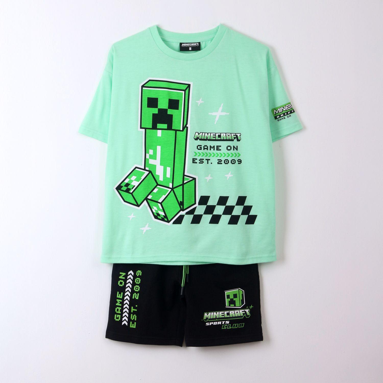 Conjunto Niño Minecraft Verde-0