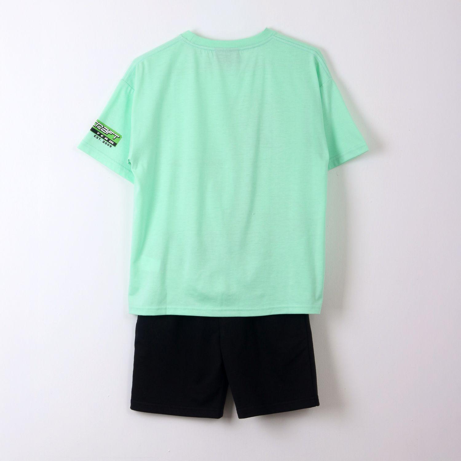 Conjunto Niño Minecraft Verde-1