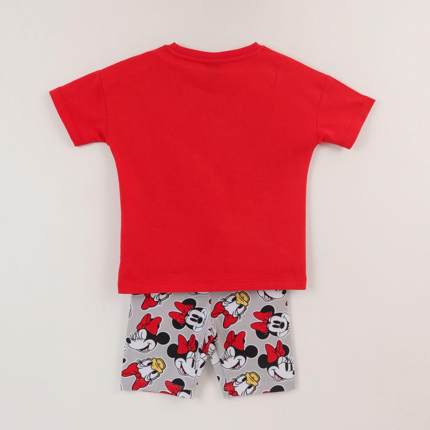 Conjunto Niña Rojo Minnie & Daisy Smiling Disney-1