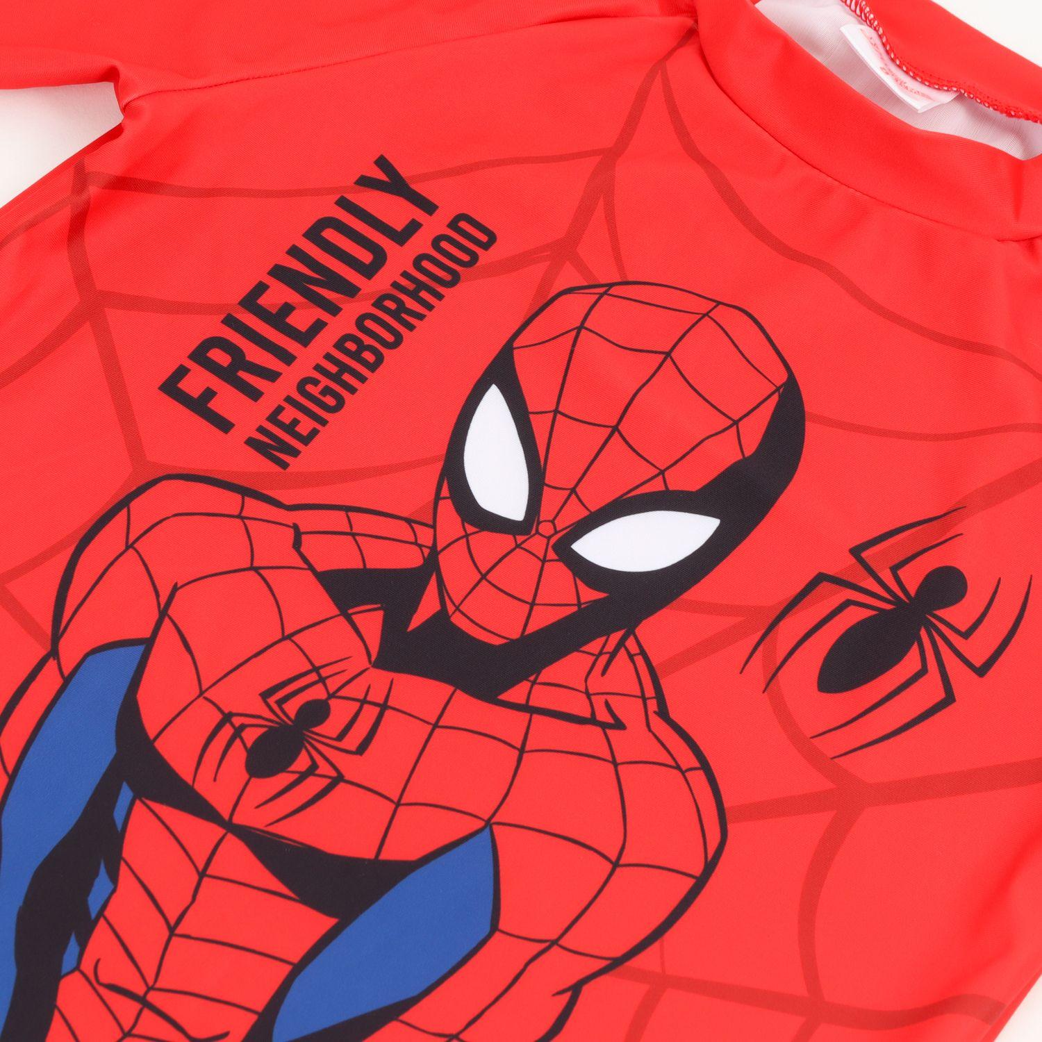 Polera UV Niño Rojo Personaje Spiderman Marvel-2