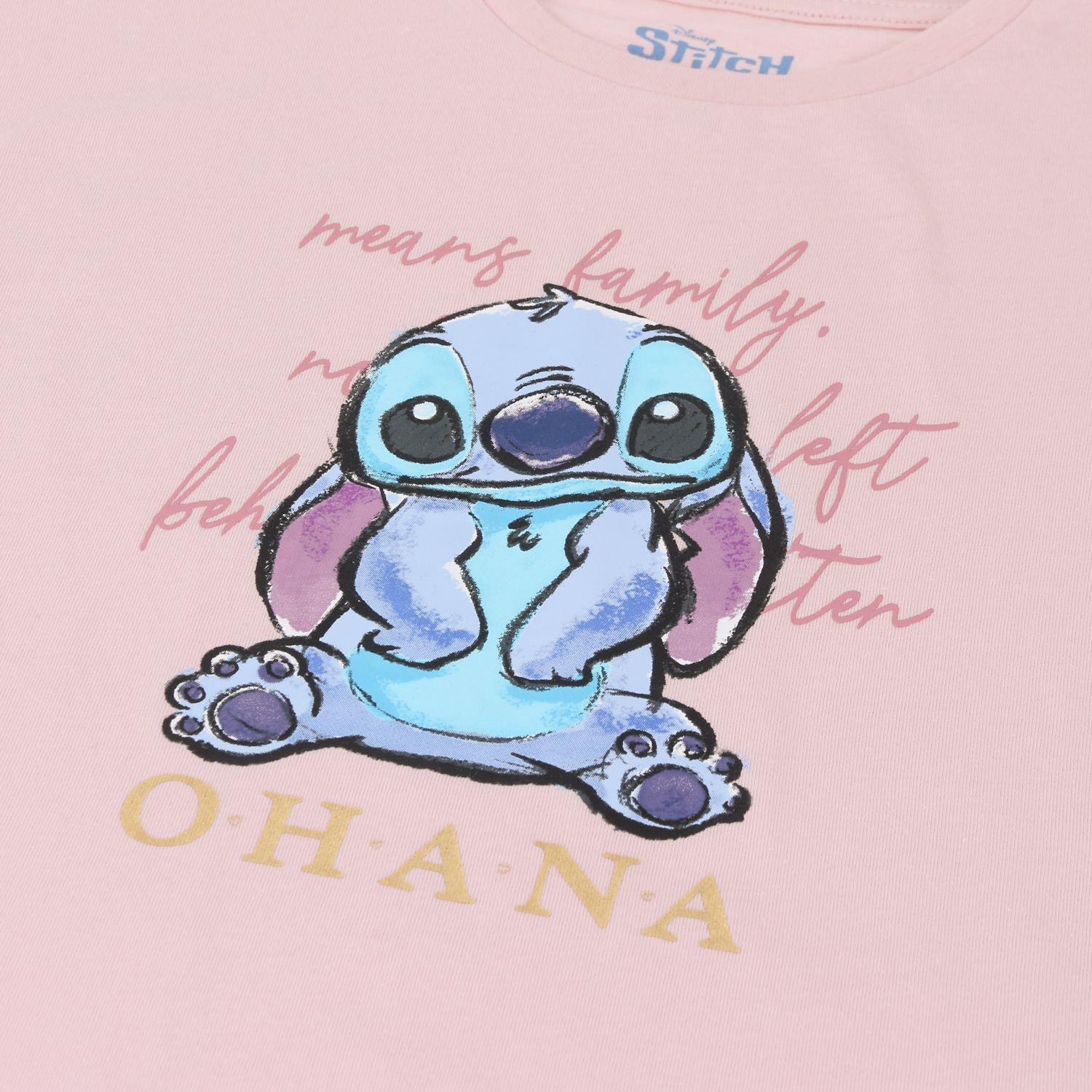 Polerón Cerrado Niña Ohana Lilo & Stitch Rosado Disney-2