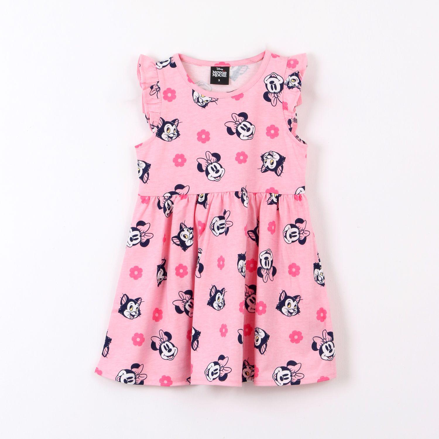 Vestido Niña Minnie Disney Rosado-0