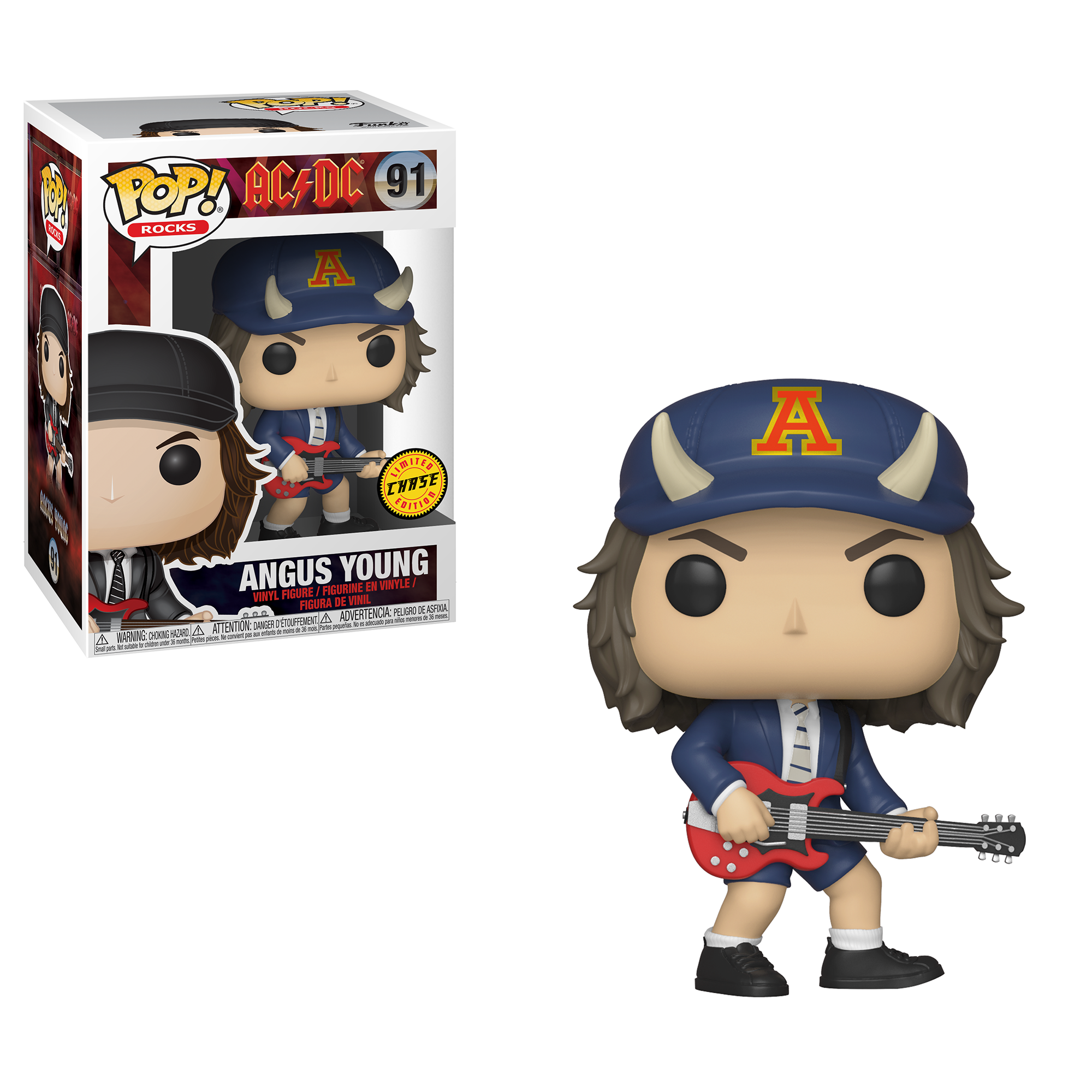 Funko Pop Ac Dc Angus Young Chase - 91-0
