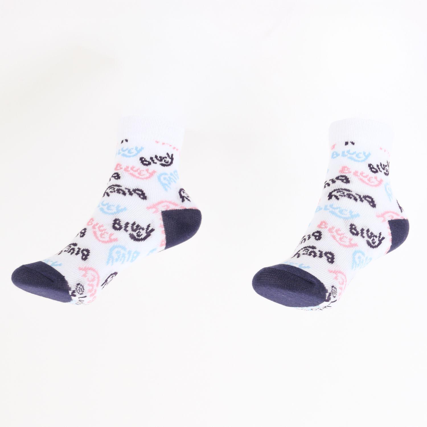 Tripack Calcetines Niña Blanco Full Print Bluey-8