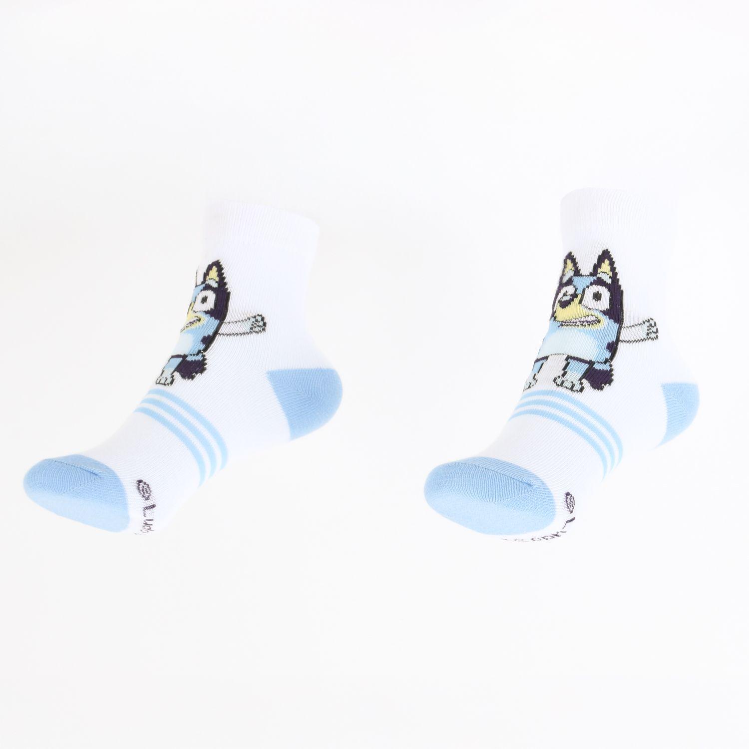 Tripack Calcetines Niña Blanco Full Print Bluey-9