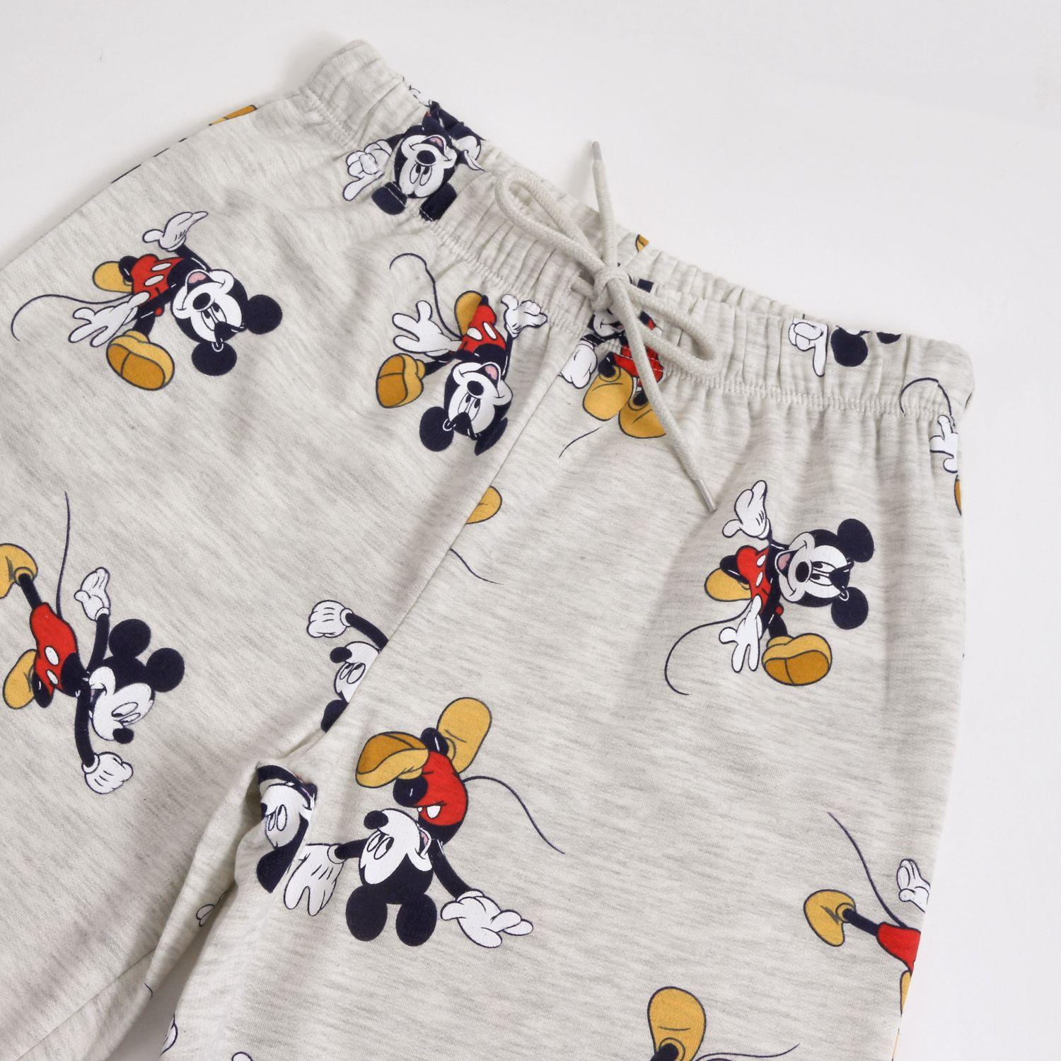 Pijama Manga Larga Niño Full Print Mickey Gris Disney-3