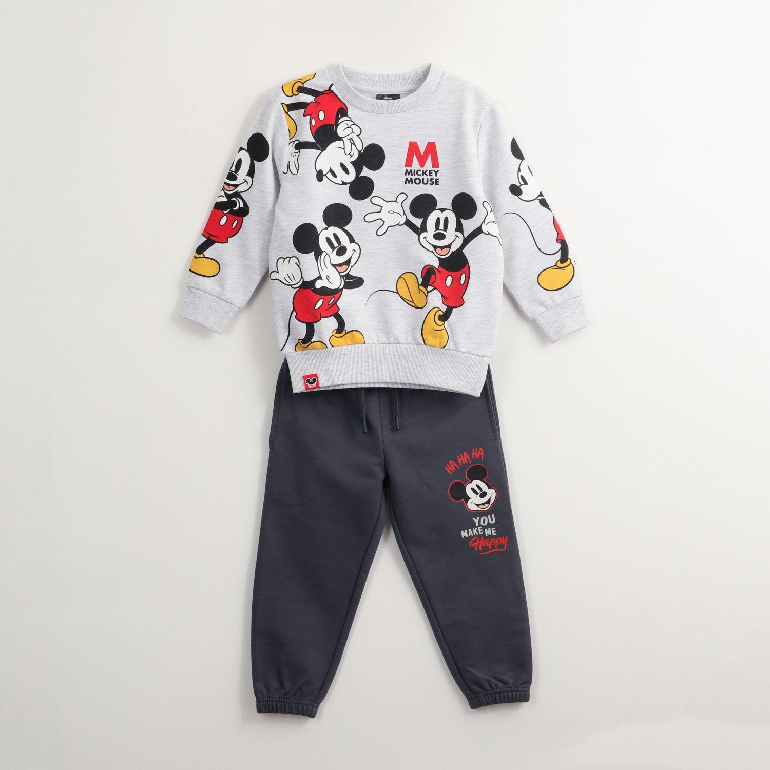 Conjunto Buzo Niño Mickey You Make Me Gris Disney-0