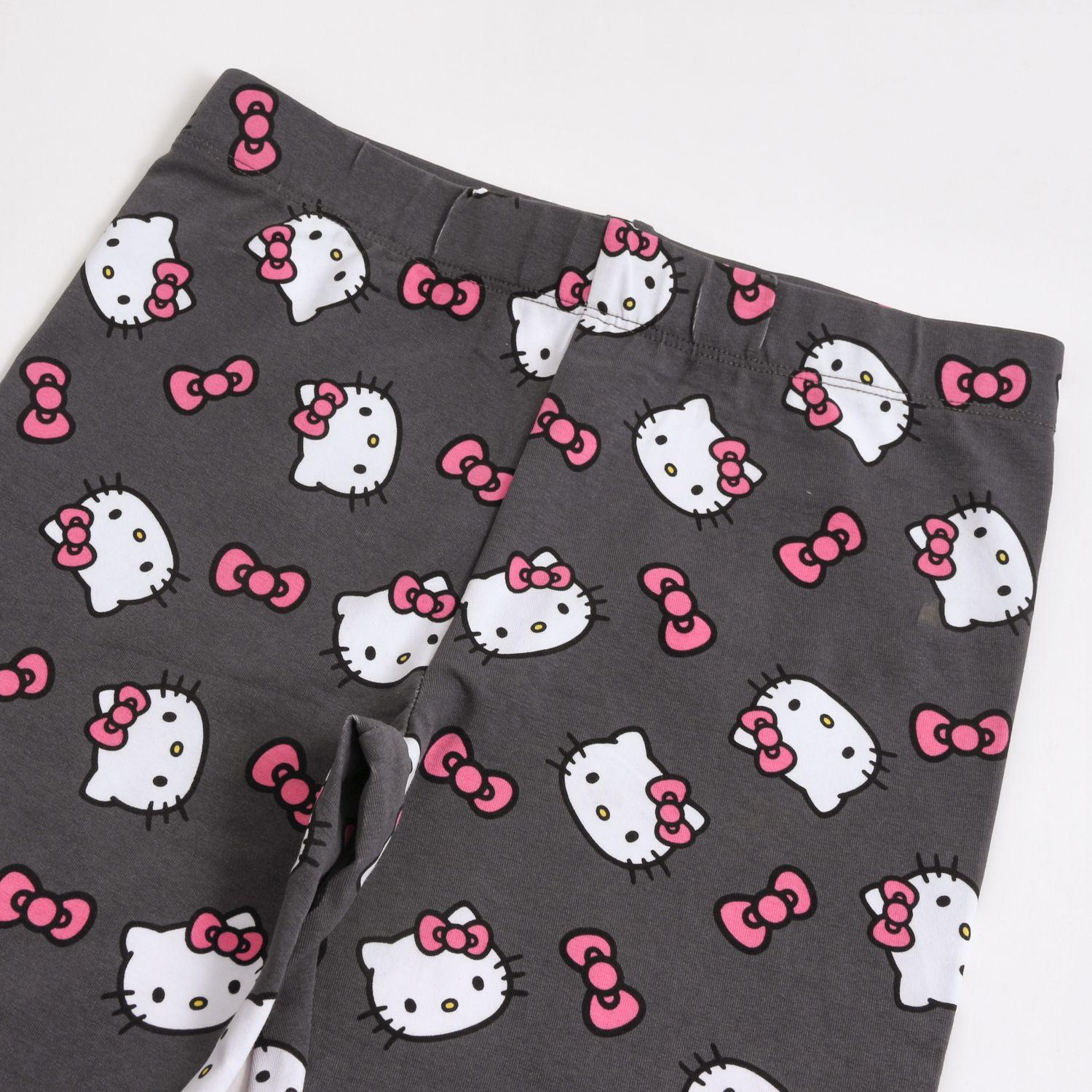 Calza Niña Hello Kitty Full Print Gris-2