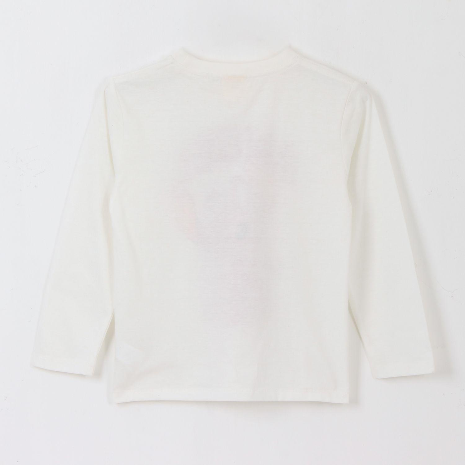 Polera Manga Larga Niña Angel Lilo & Stitch Blanco Disney-1