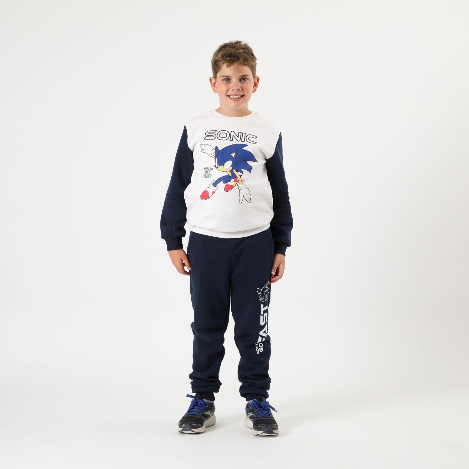 Buzo Niño Go Fast Blanco Sonic-0