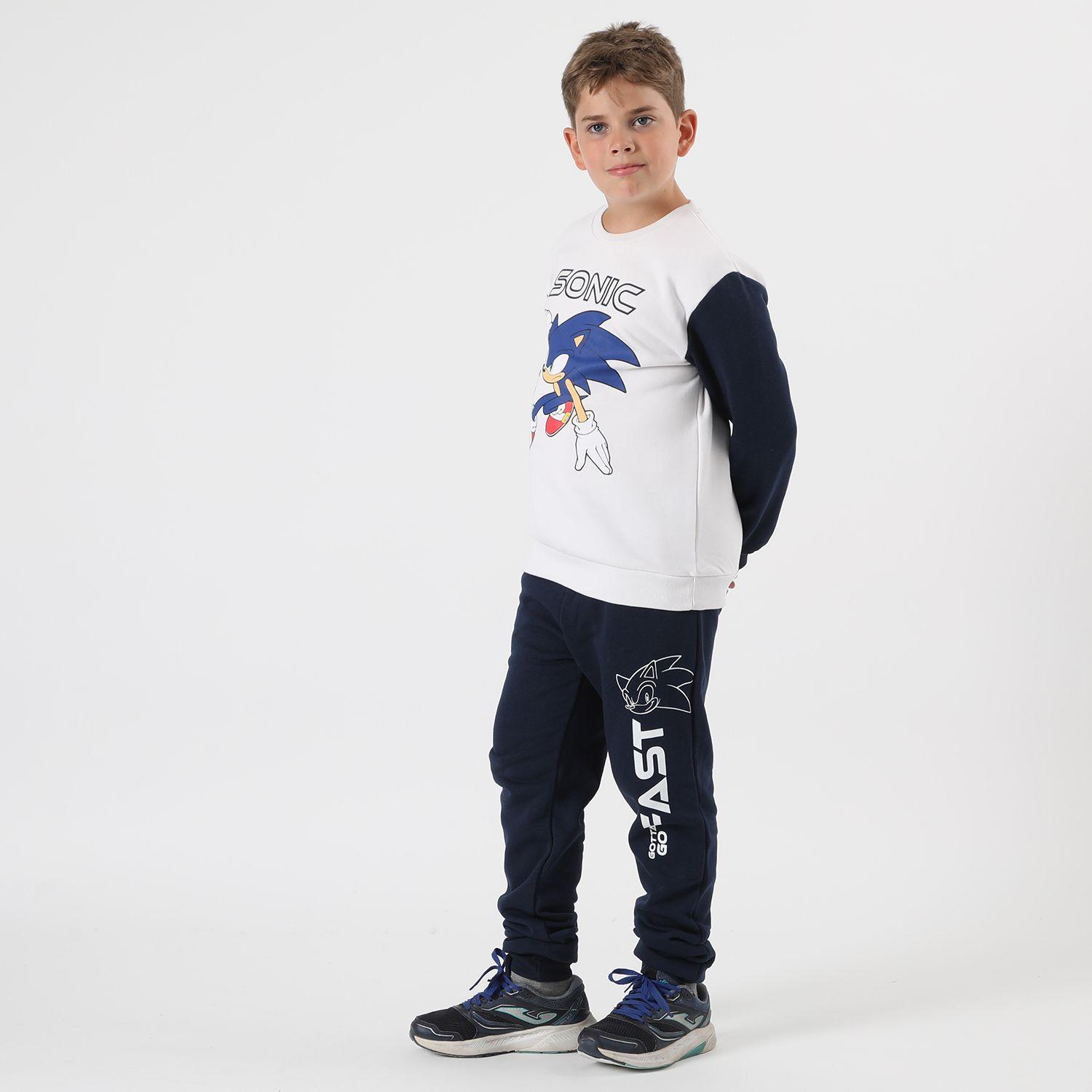 Buzo Niño Go Fast Blanco Sonic-1