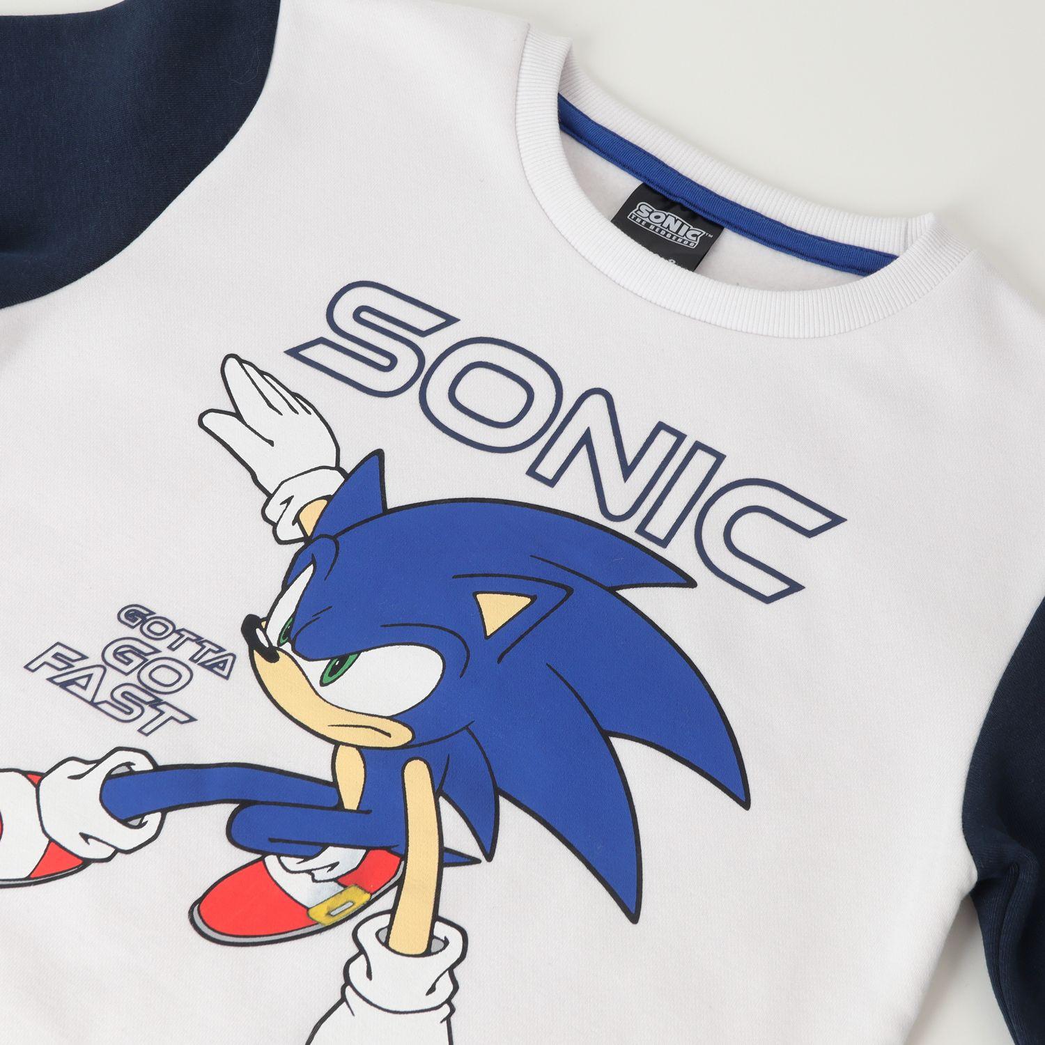 Buzo Niño Go Fast Blanco Sonic-4