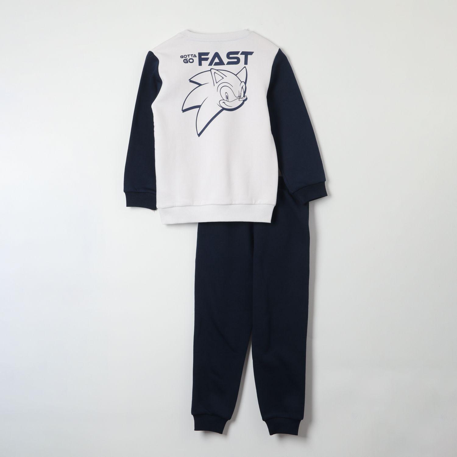 Buzo Niño Go Fast Blanco Sonic-6