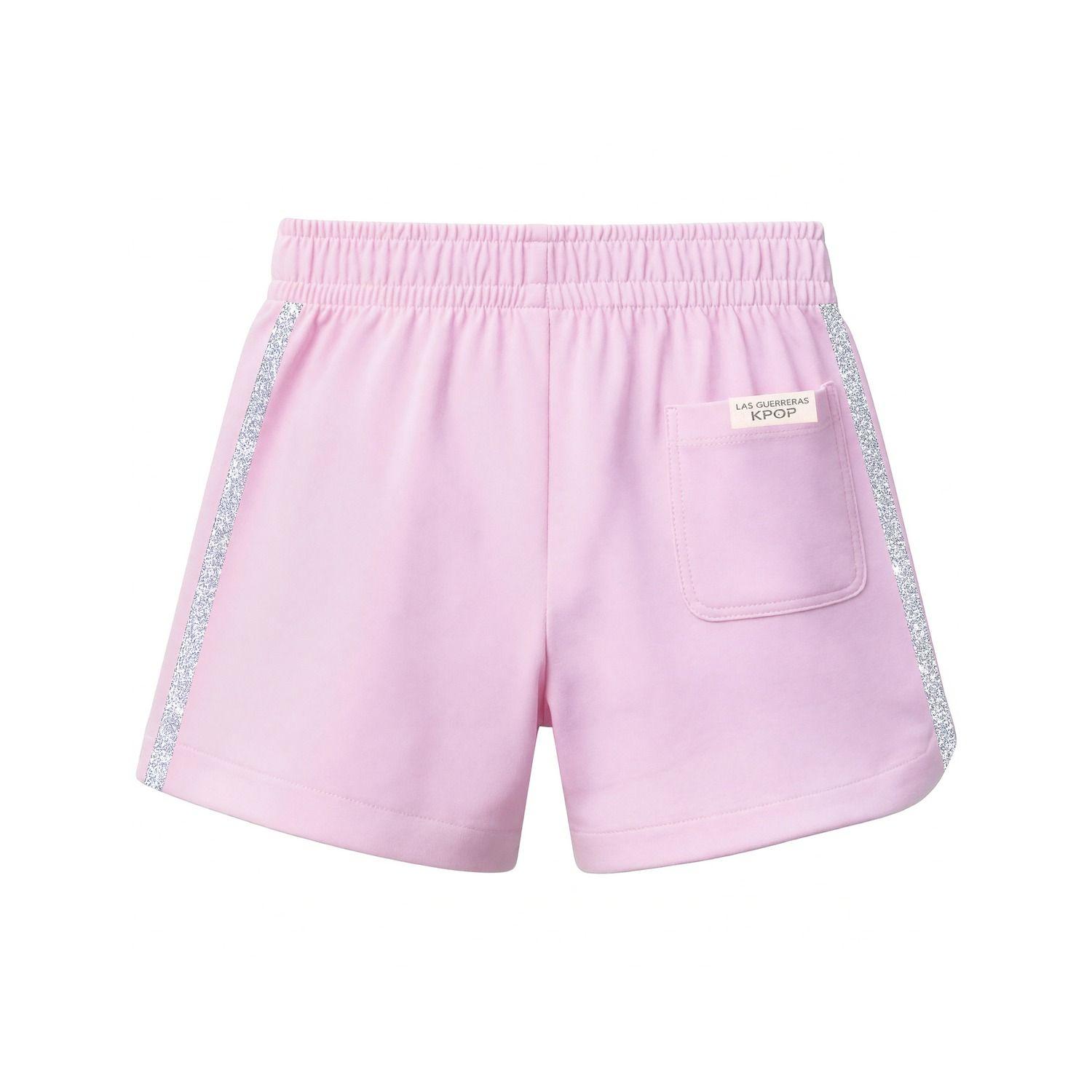 Short Niña Kpop Demon Hunters Rosado-3