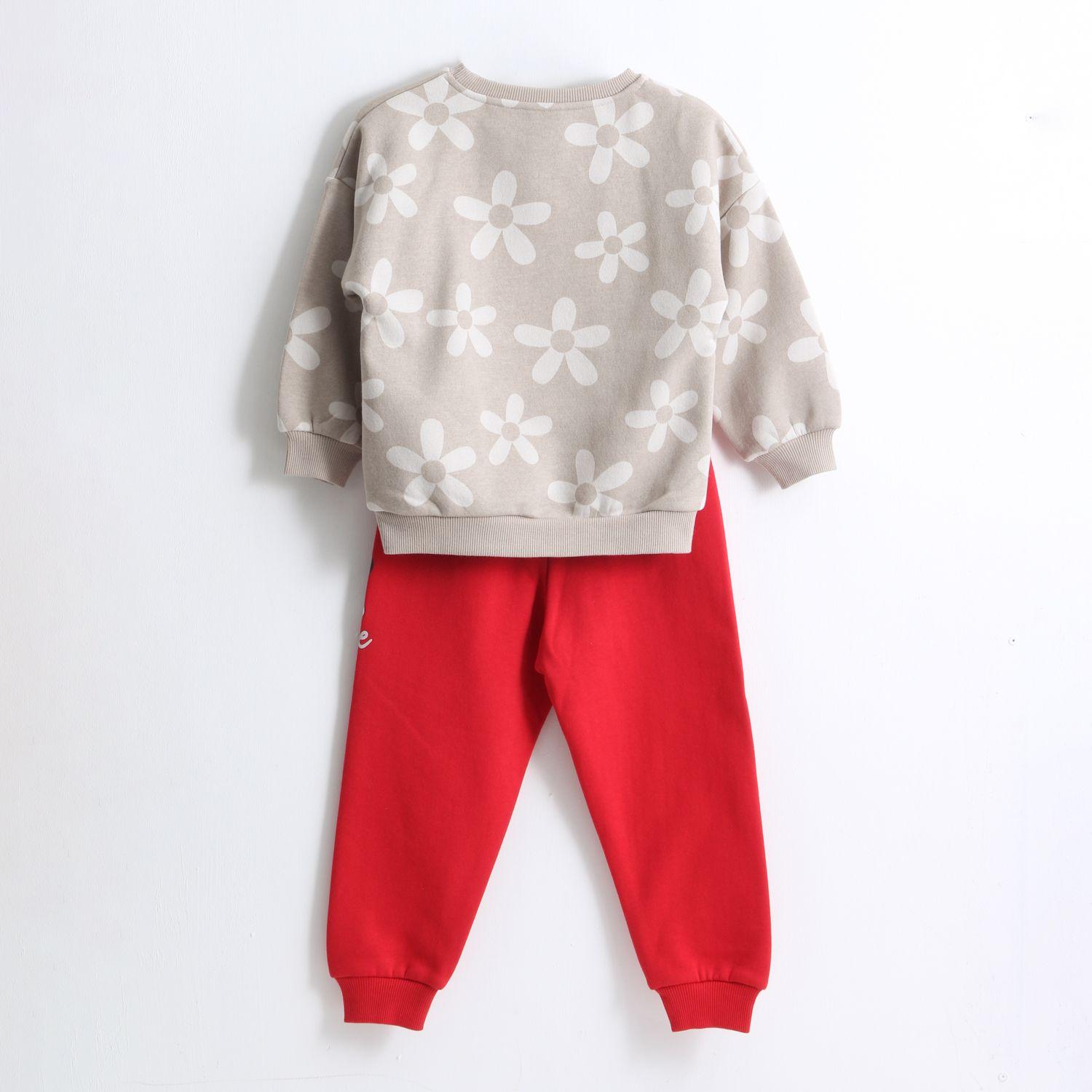 Conjunto Buzo Niña So Curious Minnie Beige Disney-1