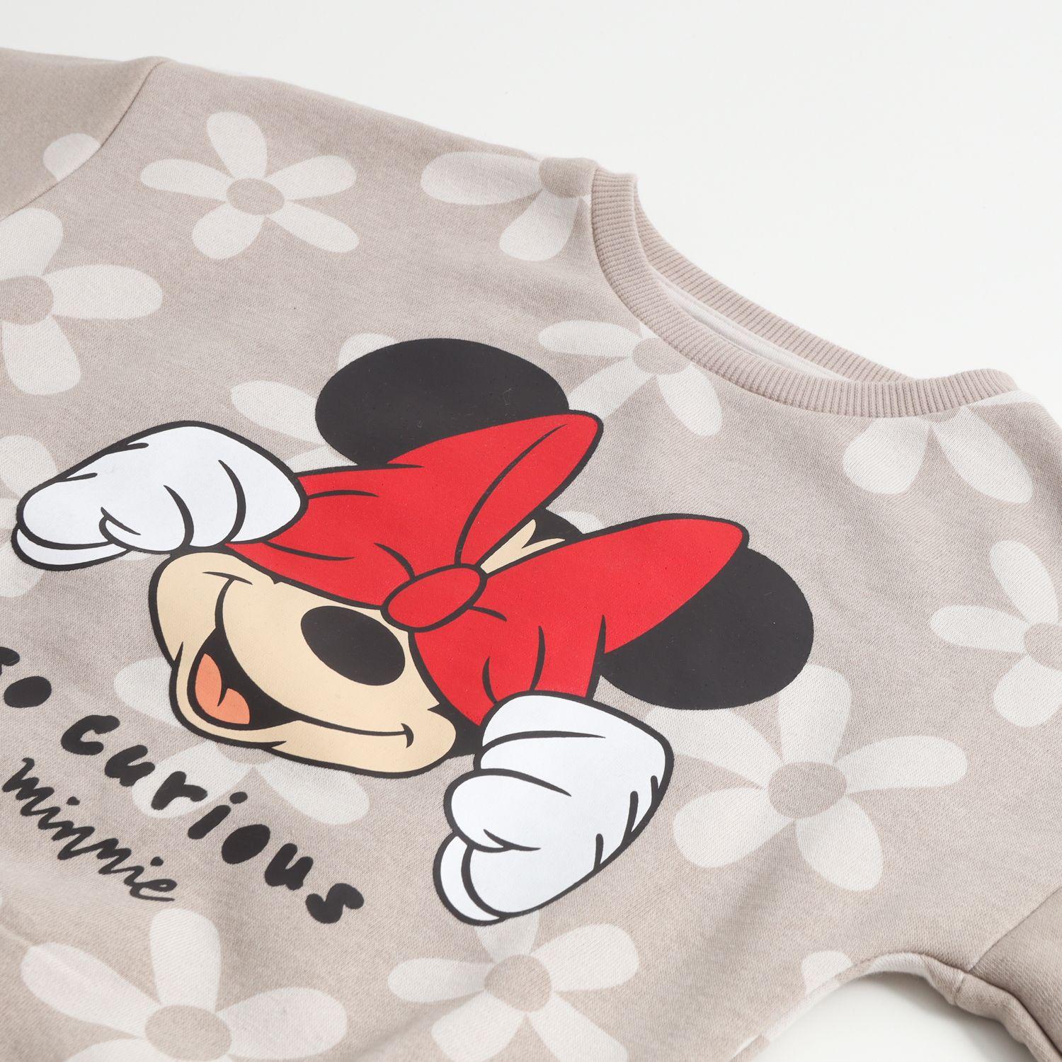 Conjunto Buzo Niña So Curious Minnie Beige Disney-2