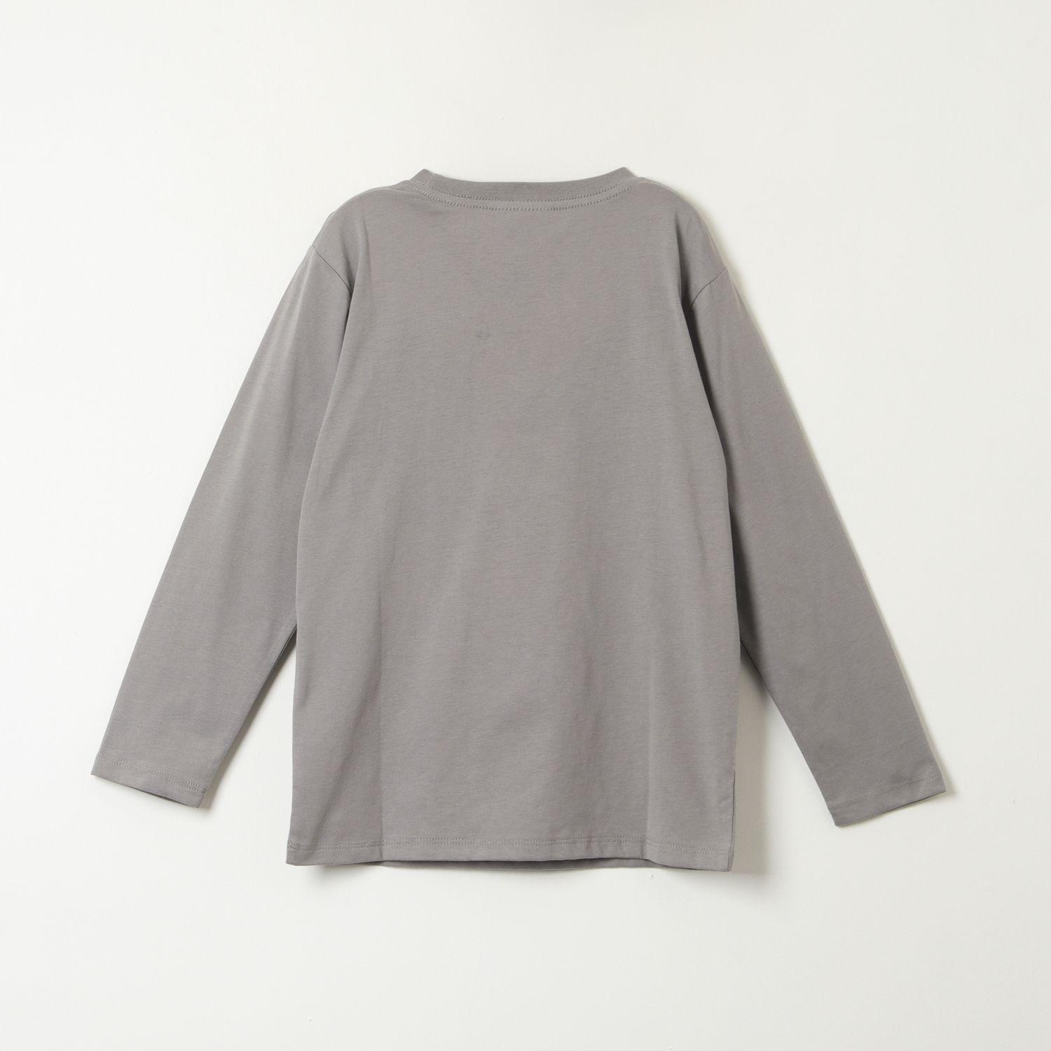 Polera Manga Larga Niño Jutsu Gris Naruto-2
