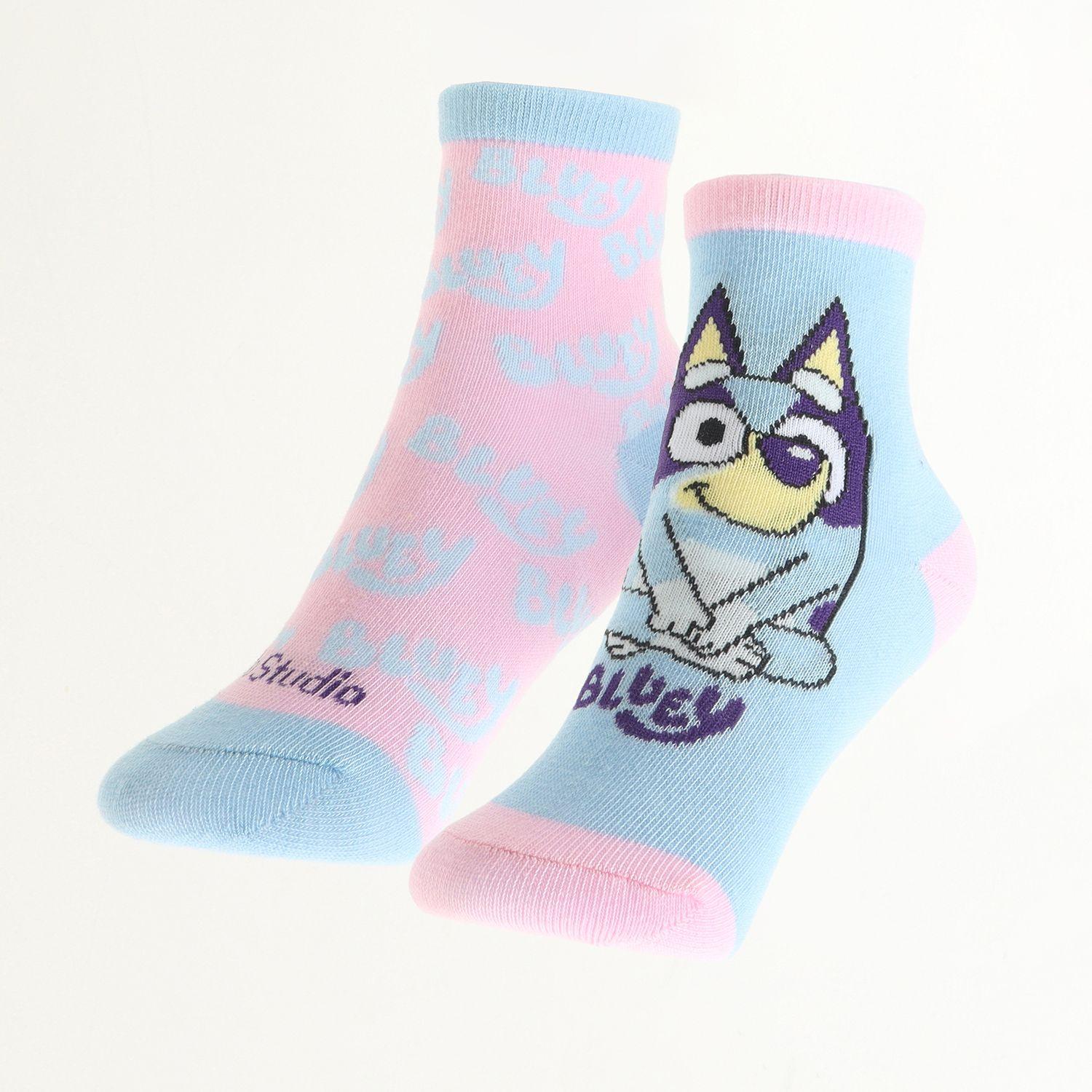 Bipack Calcetines Niña Logo Morado Bluey-0