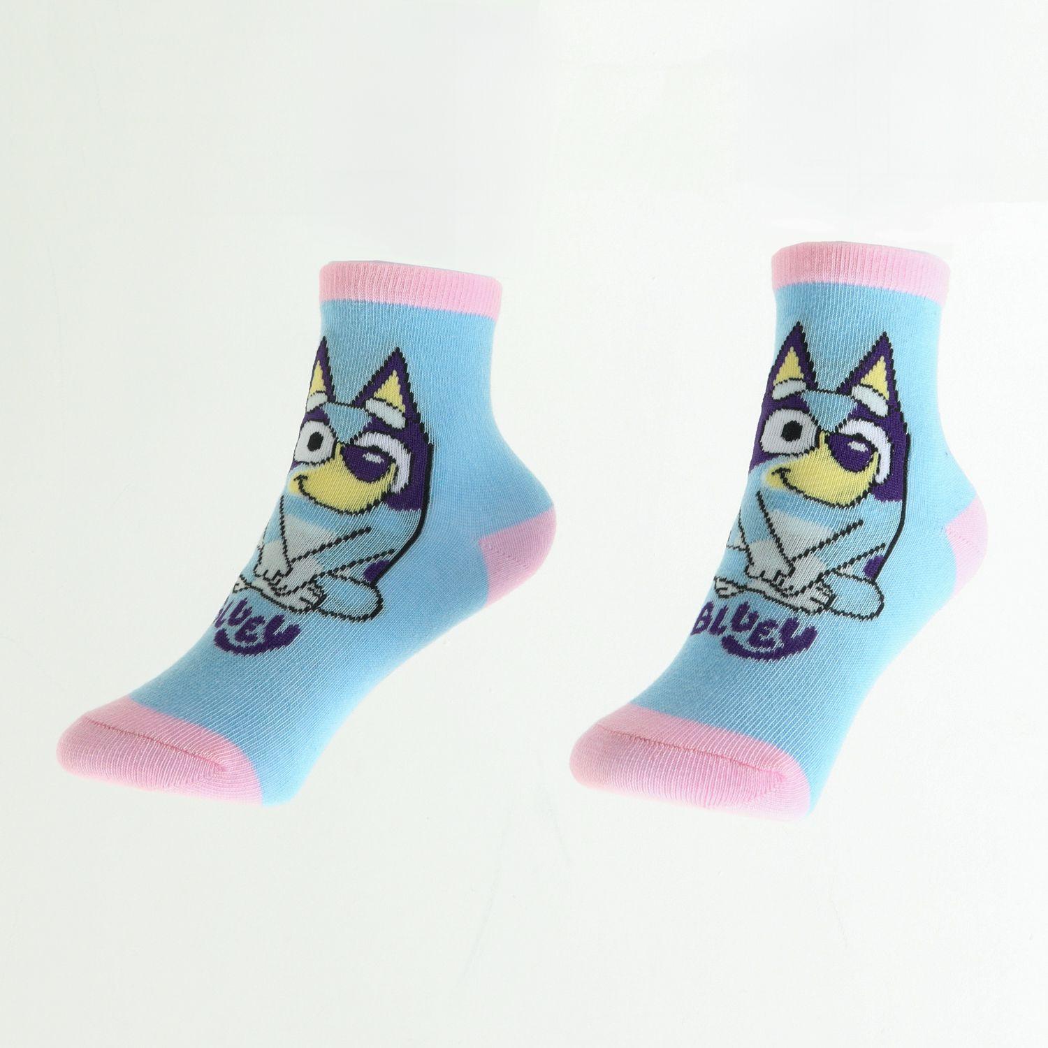 Bipack Calcetines Niña Logo Morado Bluey-2