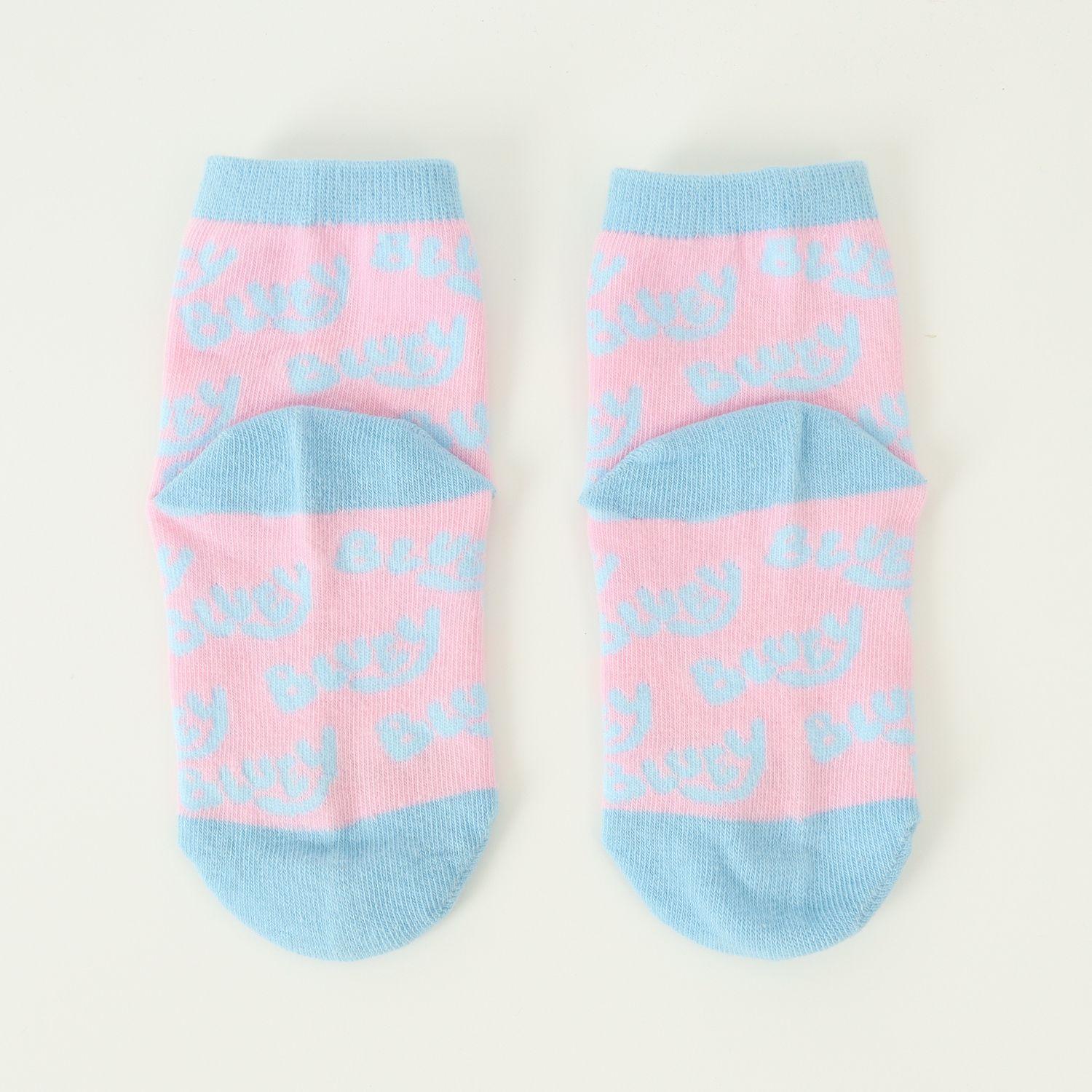 Bipack Calcetines Niña Logo Morado Bluey-4