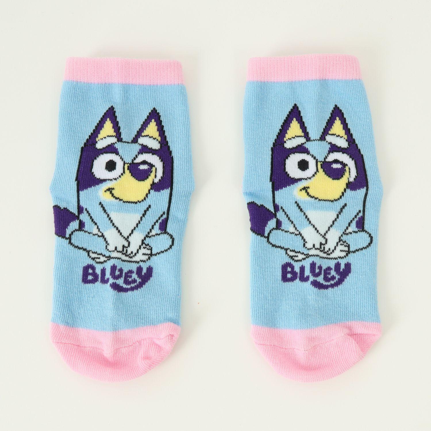 Bipack Calcetines Niña Logo Morado Bluey-5