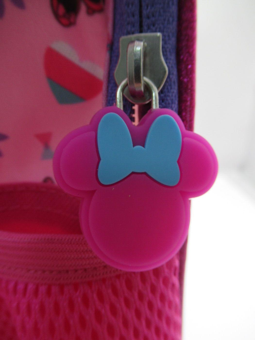 Mochila Escolar con Ruedas Niña Fabduo Minnie Rosado Disney-4