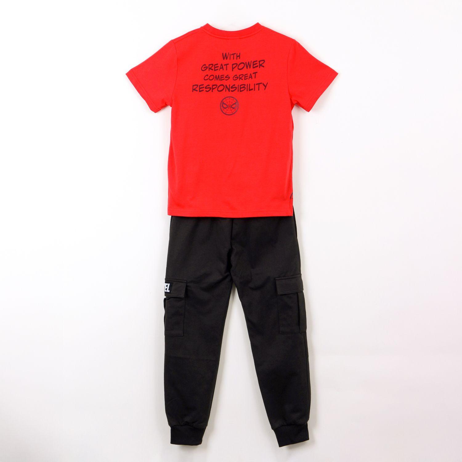 Conjunto Niño Spiderman Marvel Estampado Rojo-2