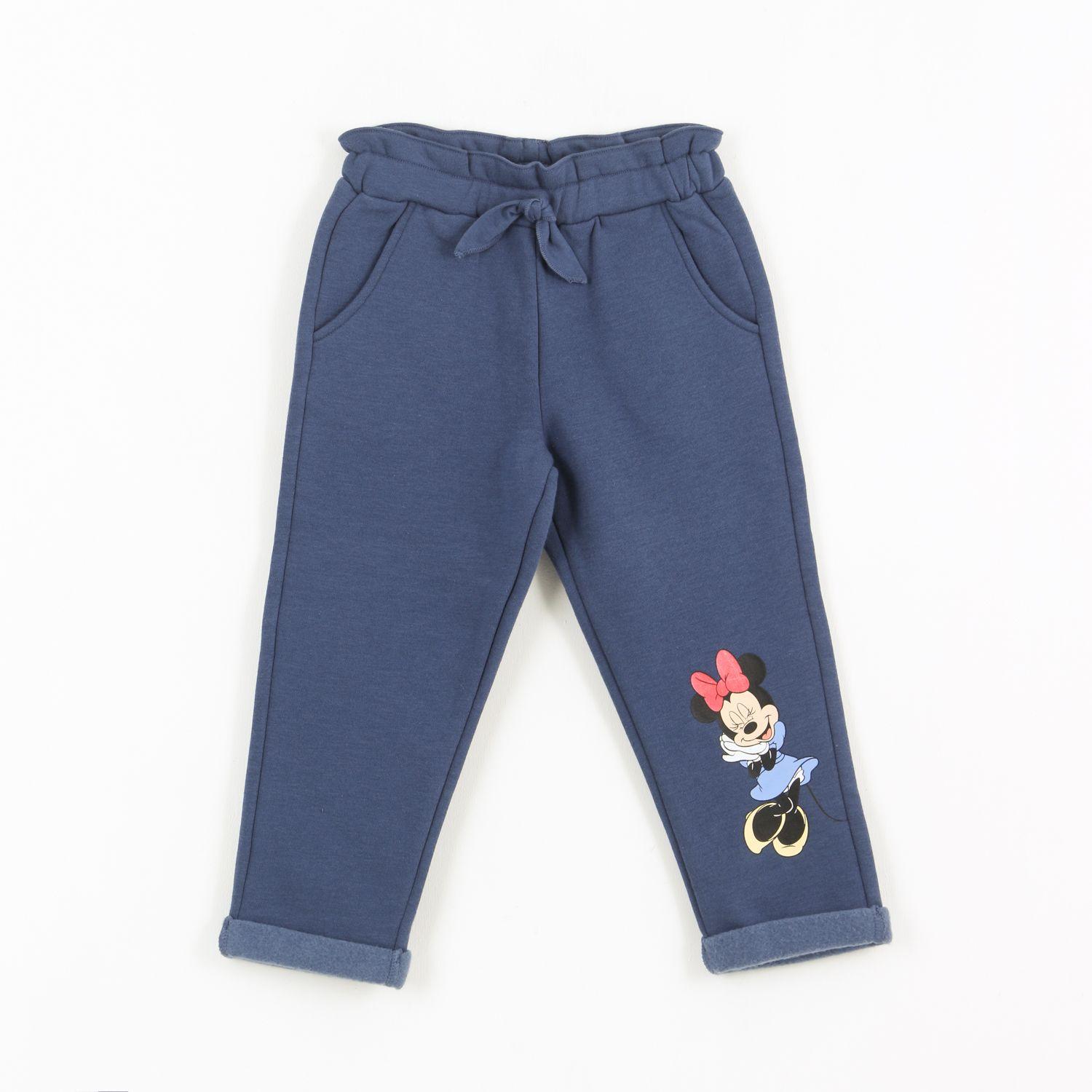 Pantalón de Buzo Niña Minnie Mouse Azul Marino Disney-0