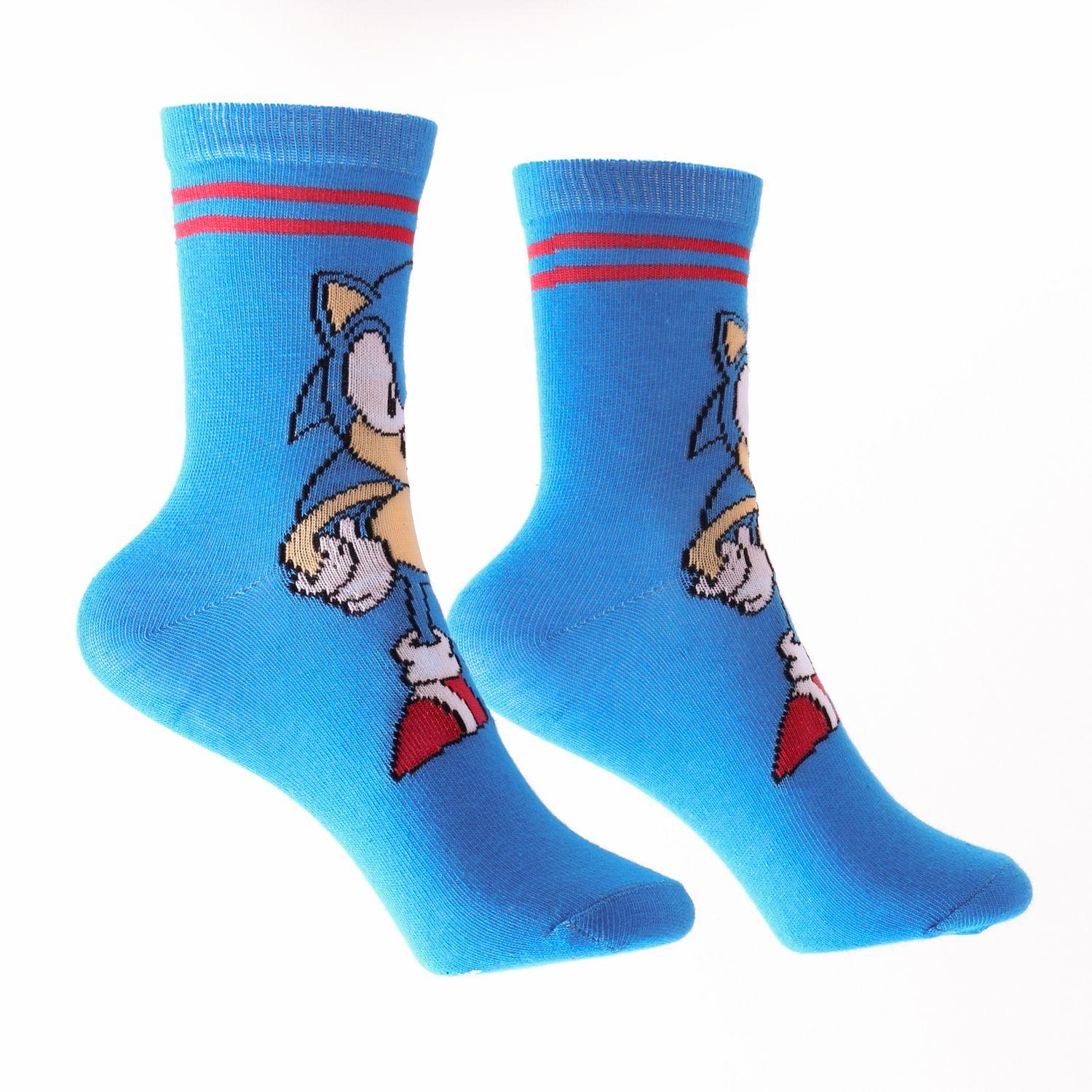 Bipack Calcetines Niño Full Print Azul Sonic-2