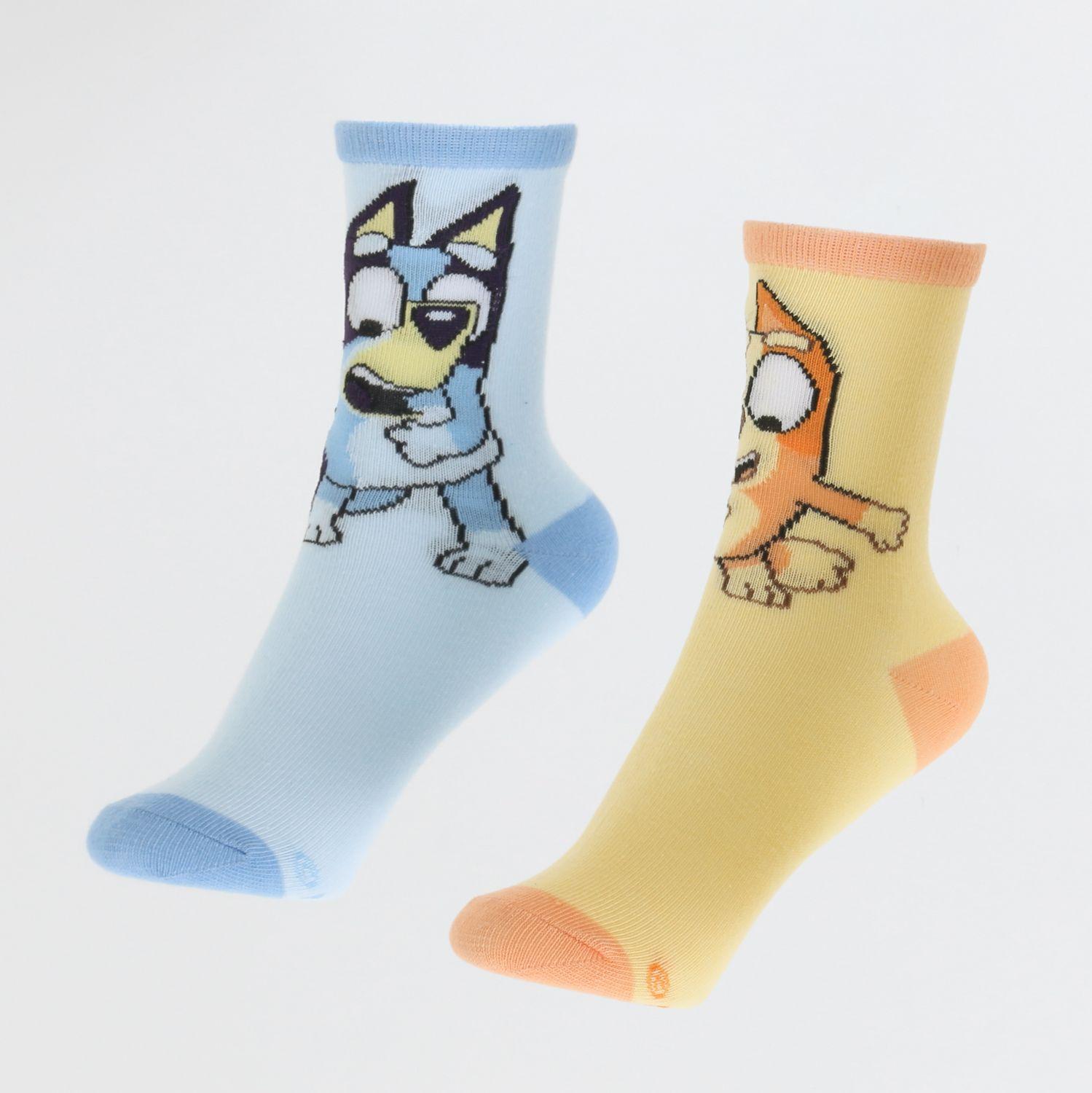 Bipack Calcetines Niña Bailando Celeste Bingo & Bluey-0