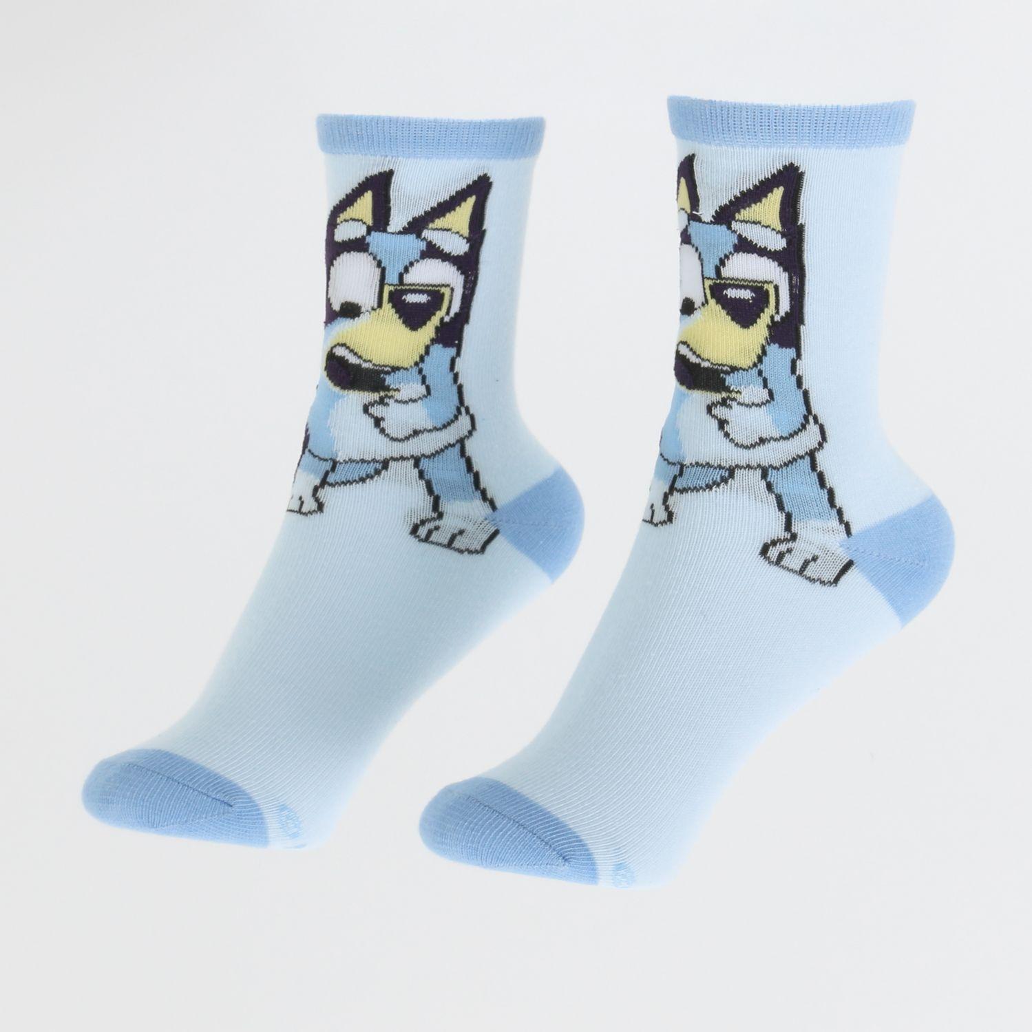 Bipack Calcetines Niña Bailando Celeste Bingo & Bluey-3