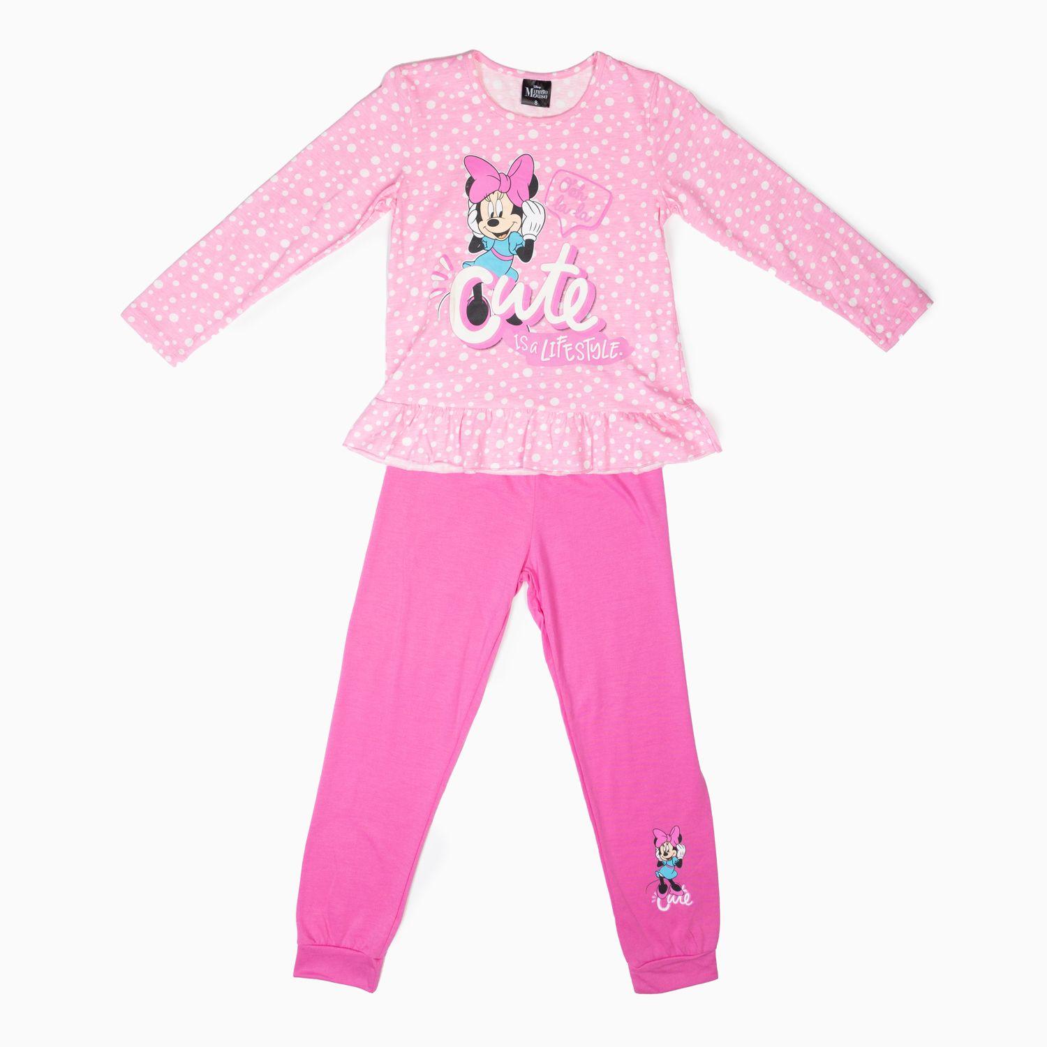Pijama Niña Minnie Lifestyle Rosado Disney-0