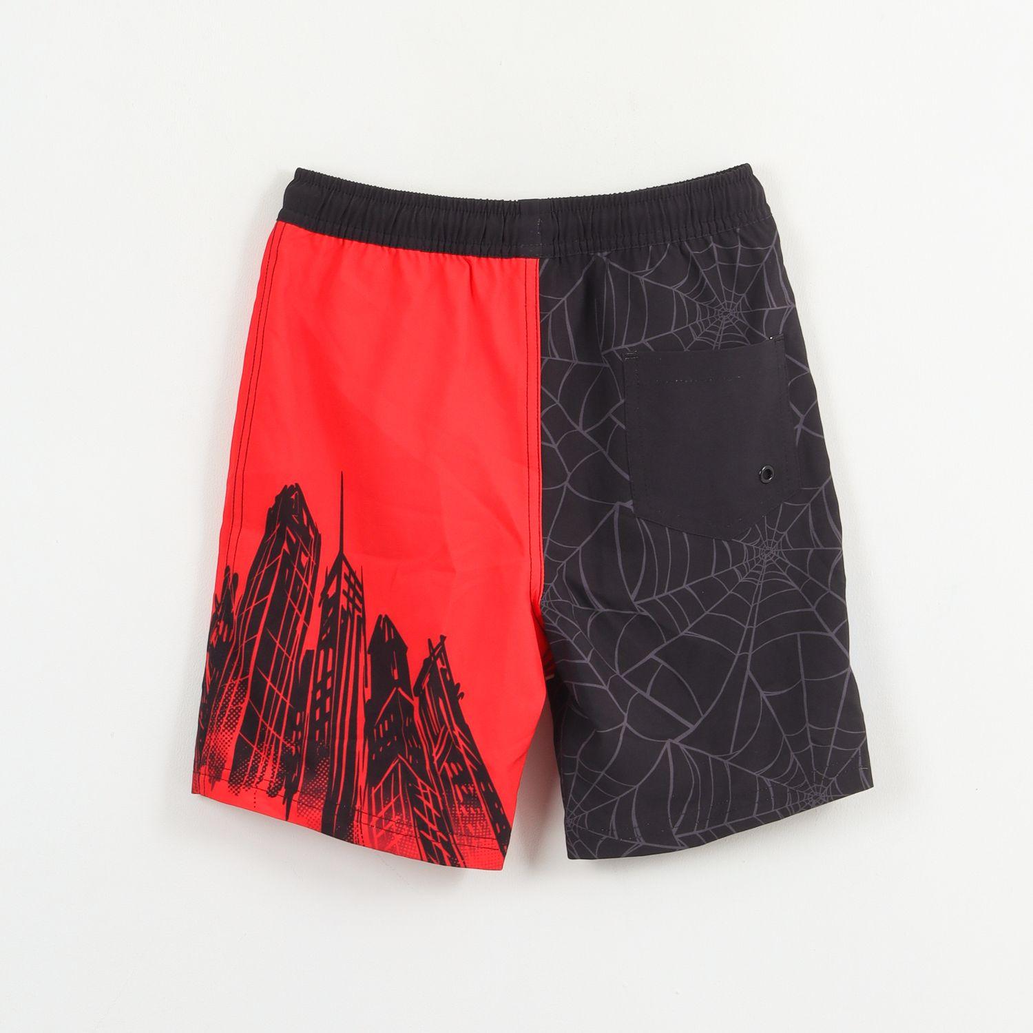 Traje de baño Niño Rojo Personaje Spiderman Marvel-1