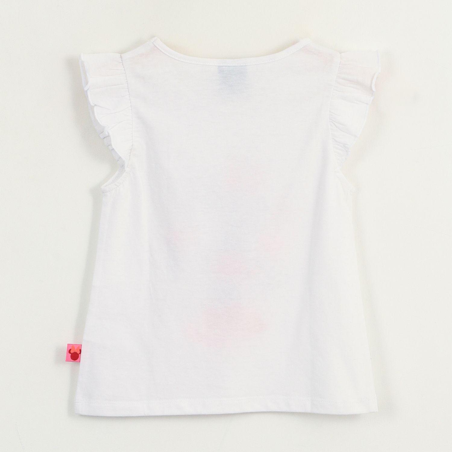 Polera Sin Manga Niña Blanco Personaje Minnie Disney-1