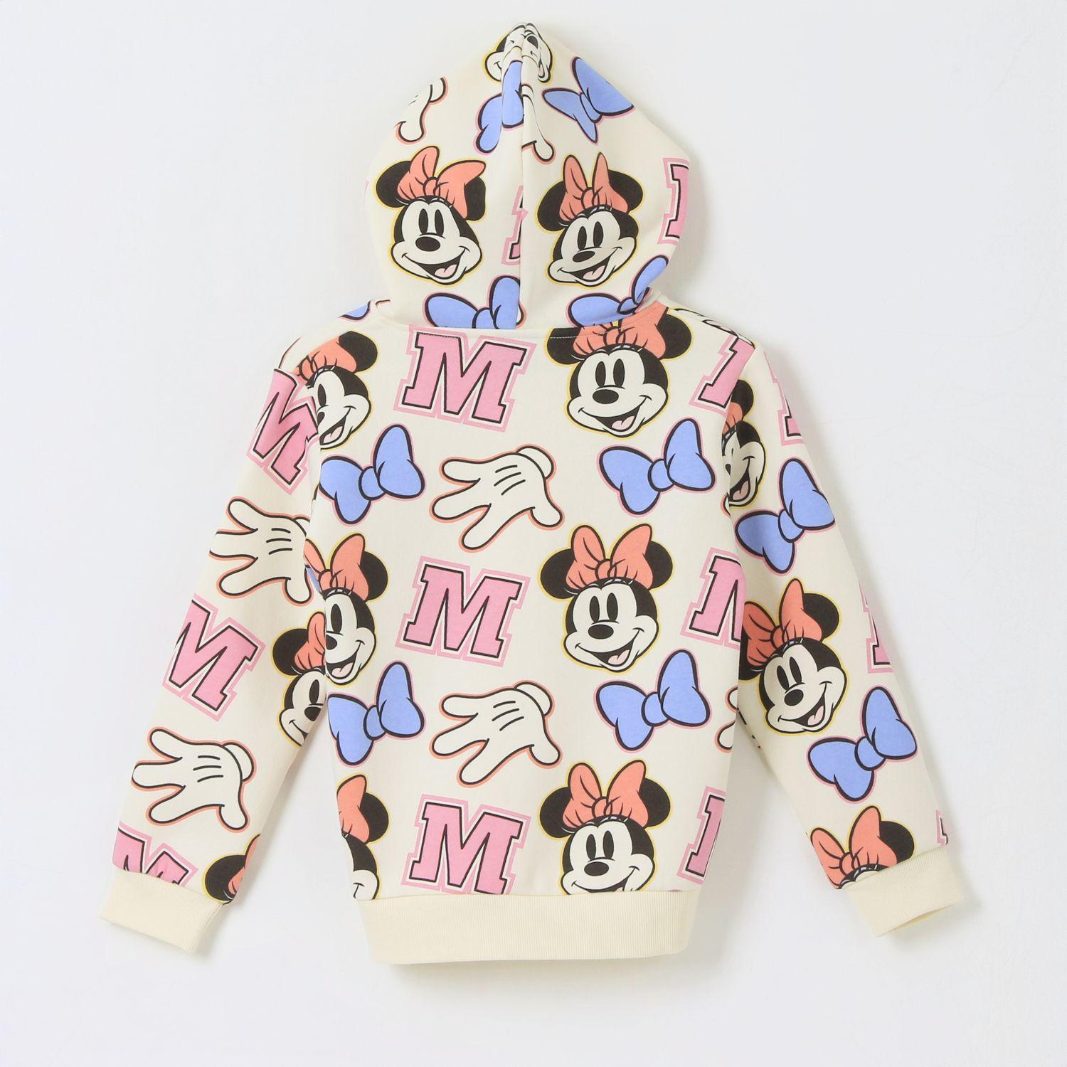 Polerón con Cierre Niña Full Print Iconos Minnie Disney-1