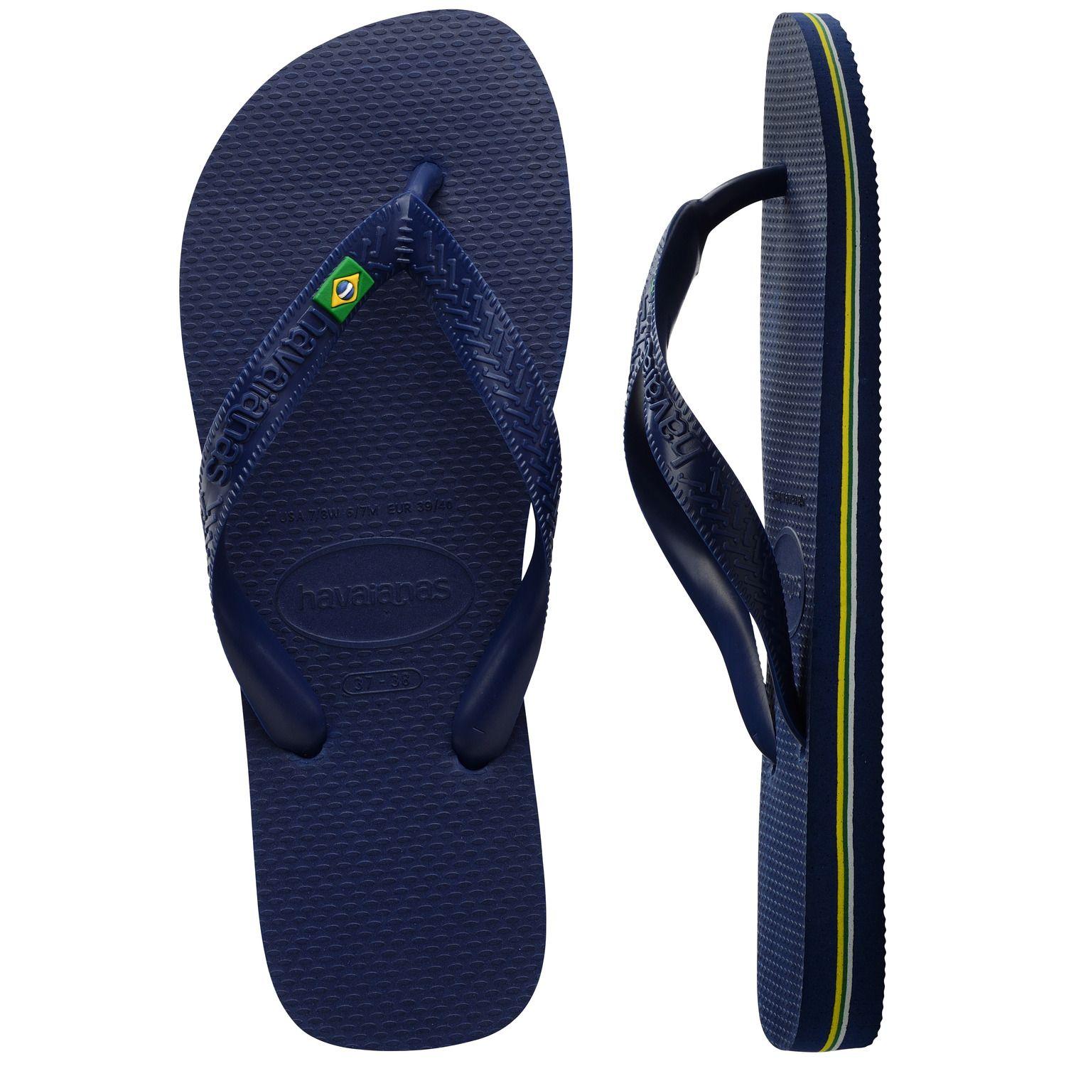 Sandalia Hombre Brasil  Azul Marino Havaianas-4