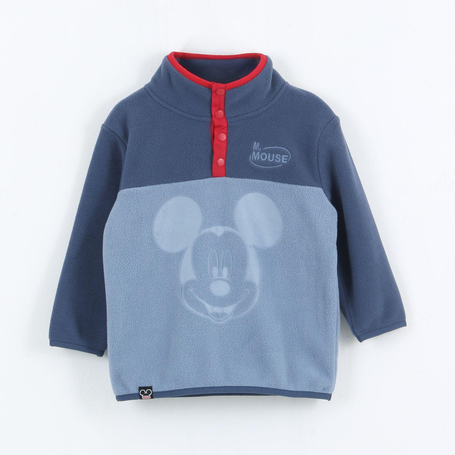 Polar Niño Diseño Frontal Mickey Azul Disney-0