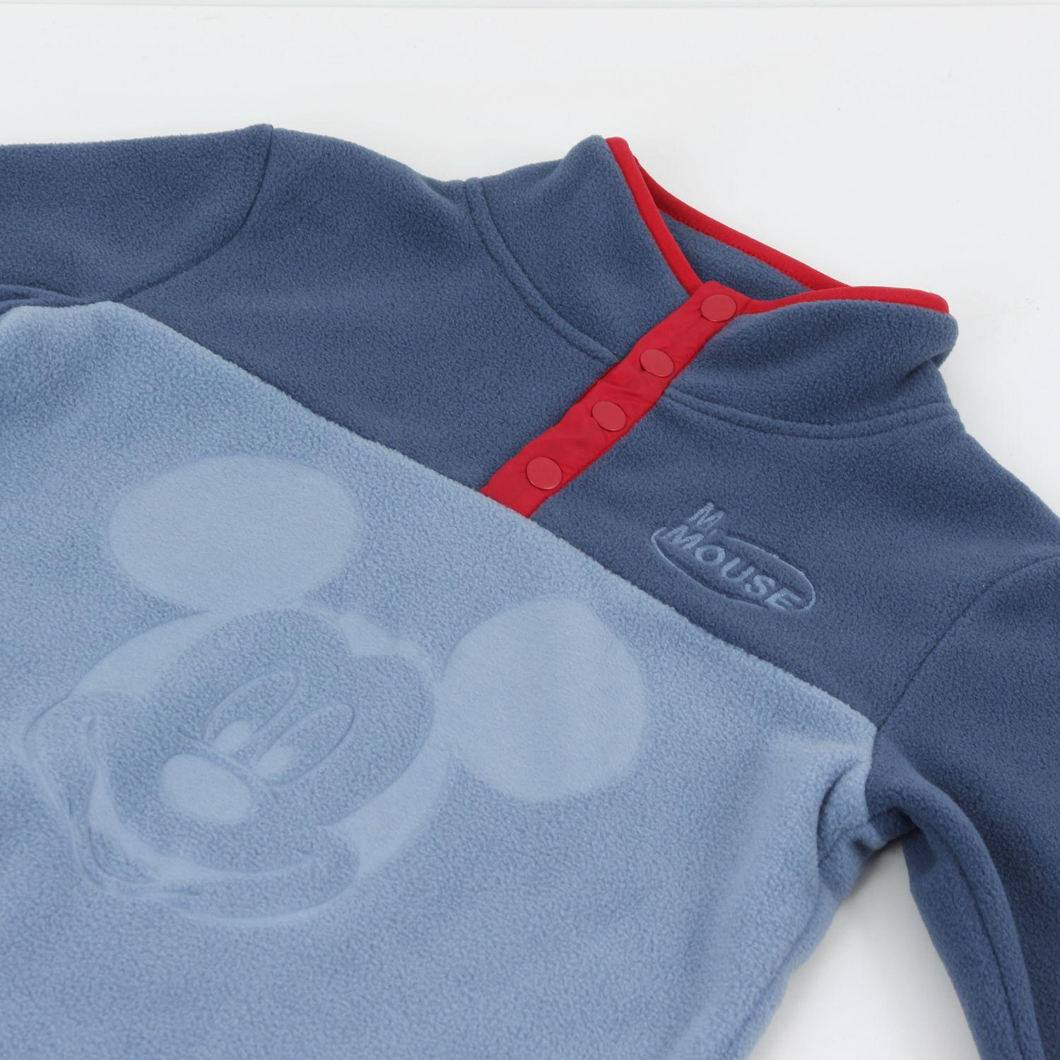 Polar Niño Diseño Frontal Mickey Azul Disney-2