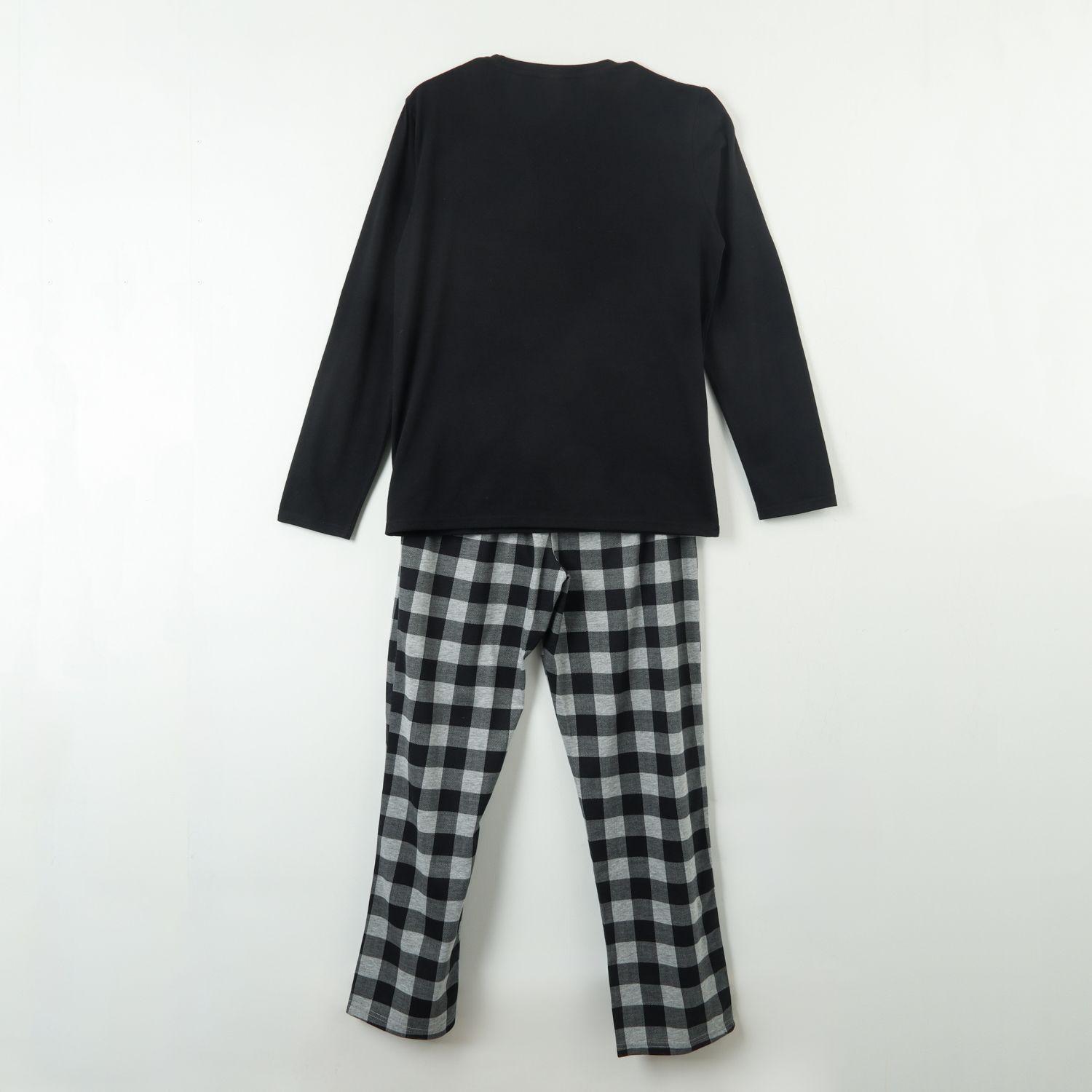 Conjunto Pijama Hombre Nap Time Negro Snoopy-3