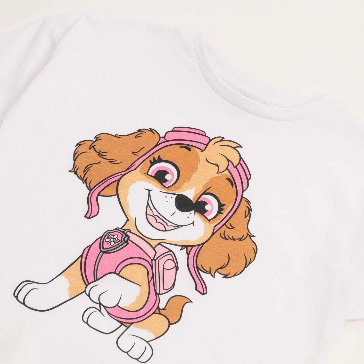 Conjunto Niña Skye Cute Blanco Paw Patrol-1