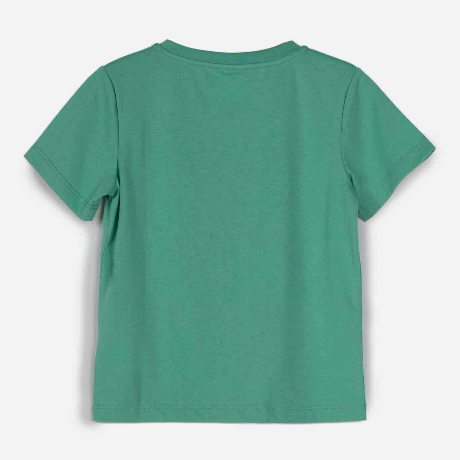 Polera Manga Corta Niño Brillante Verde Paw Patrol-1