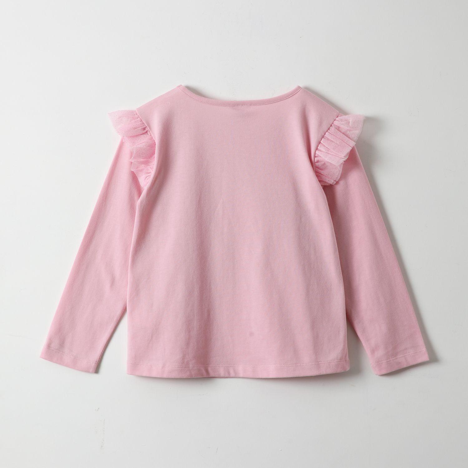 Polera Manga Larga Niña Maggic Rosado Unicornio-2
