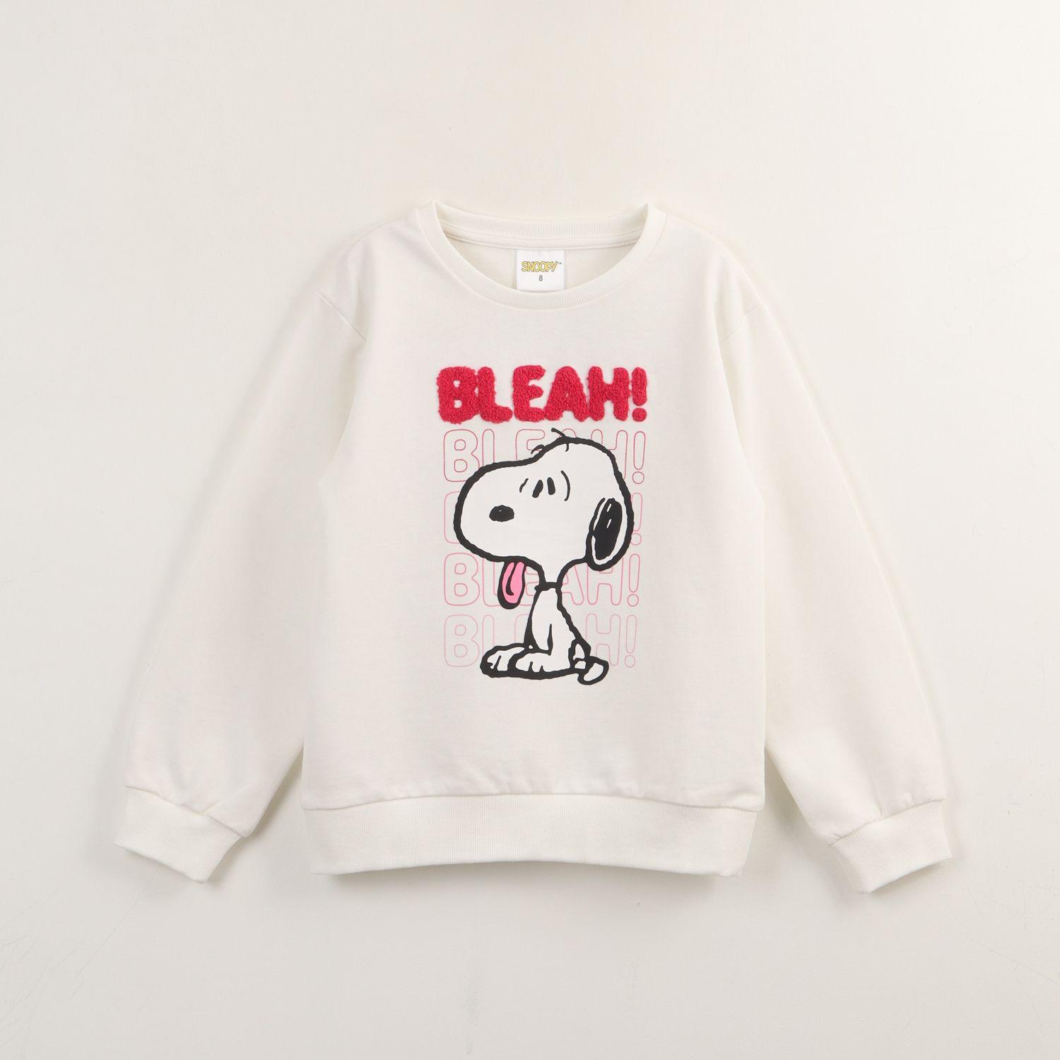 Polerón Cerrado Niña Crudo Personaje Grand Peanuts Snoopy-0