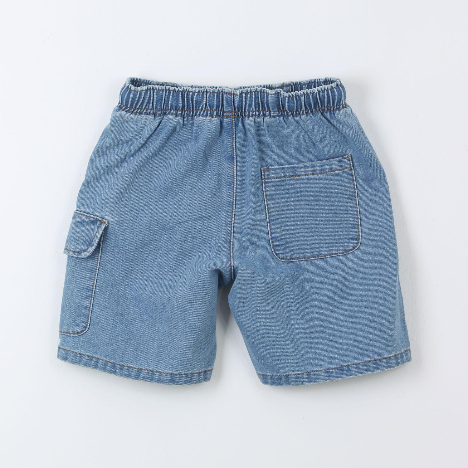 Short Mezclilla Niño Sonic Azul-1